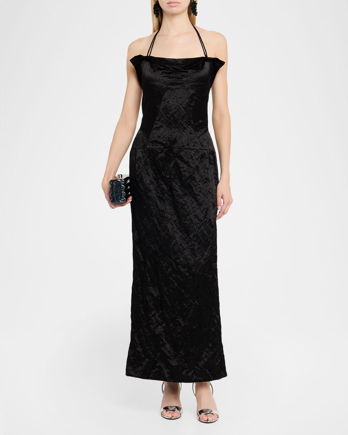 FForme Maisie Sculpted Halter Column Dress | Thumbnail 10 FForme Maisie Sculpted Halter Column Dress | Thumbnail 10