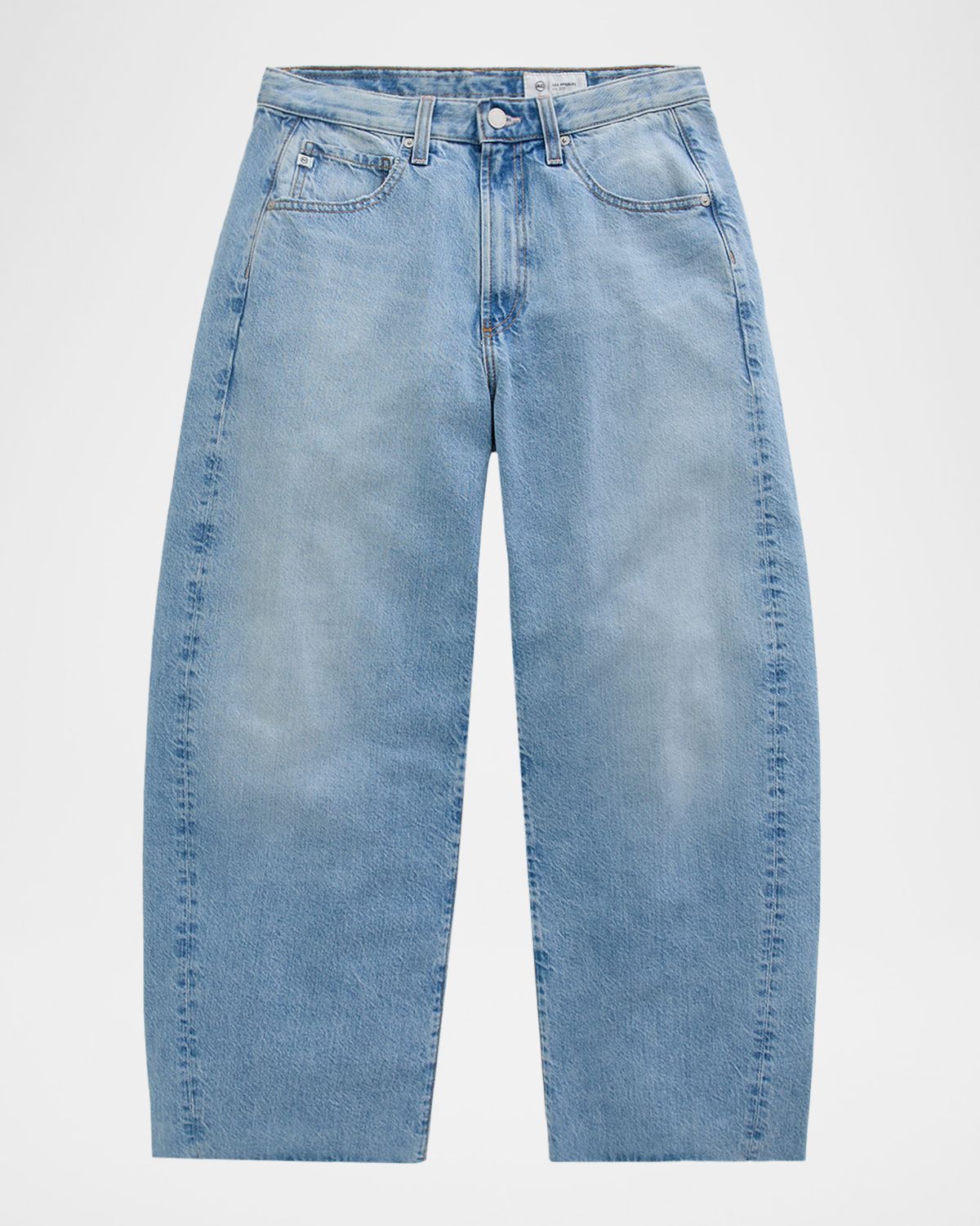 AG Jeans Hattie Cropped Comfort Stretch Barrel Jeans