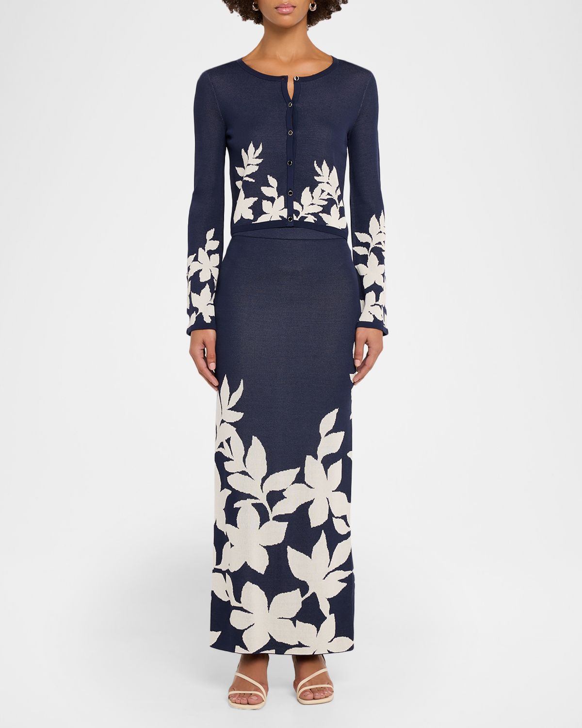 MISA Los Angeles Nanea Floral Knit Top