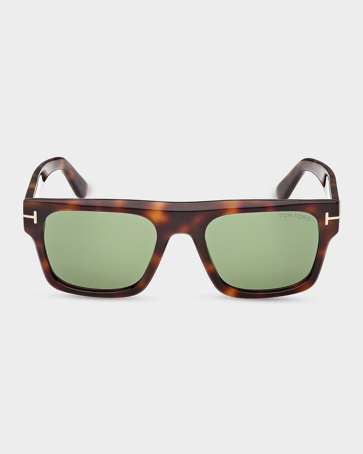 TOM FORD Men's Cyrus 02 53mm Square Acetate Sunglasses