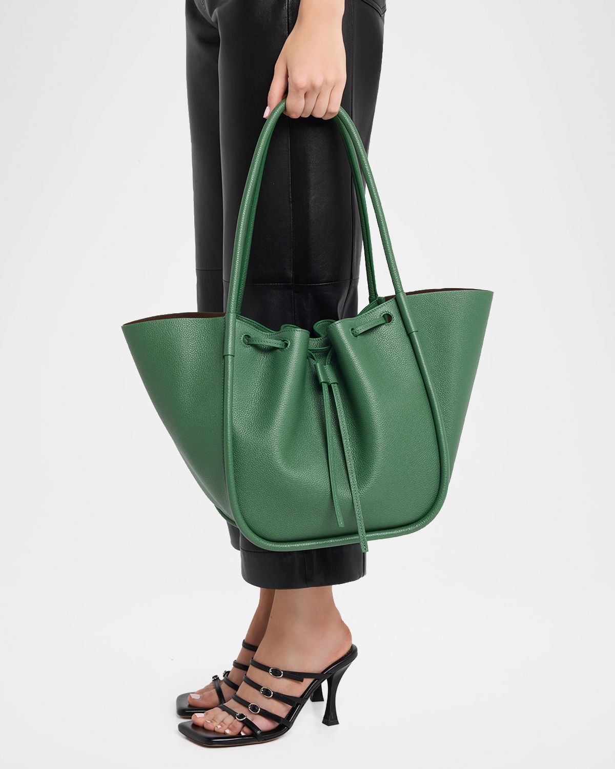 Proenza Schouler Large Ruched Leather Tote Bag | Thumbnail 6 Proenza Schouler Large Ruched Leather Tote Bag | Thumbnail 6