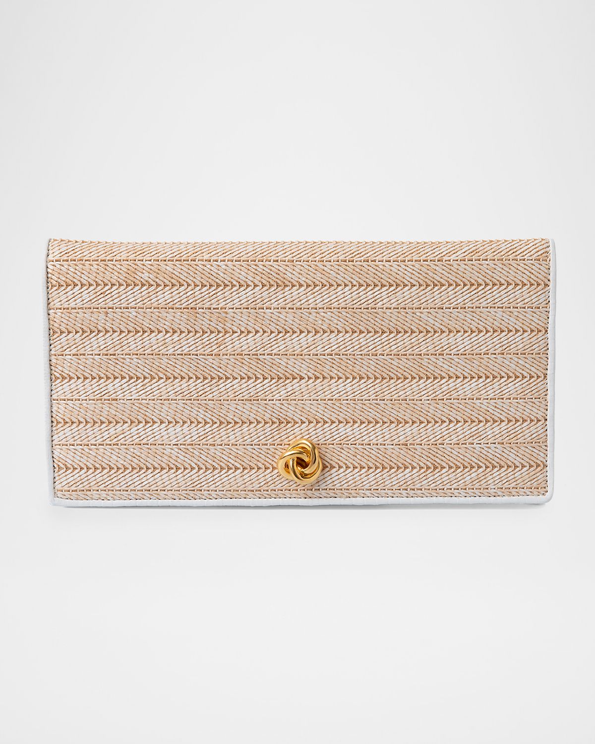 MICHELLE WILHITE Eloise Textured Clutch bag