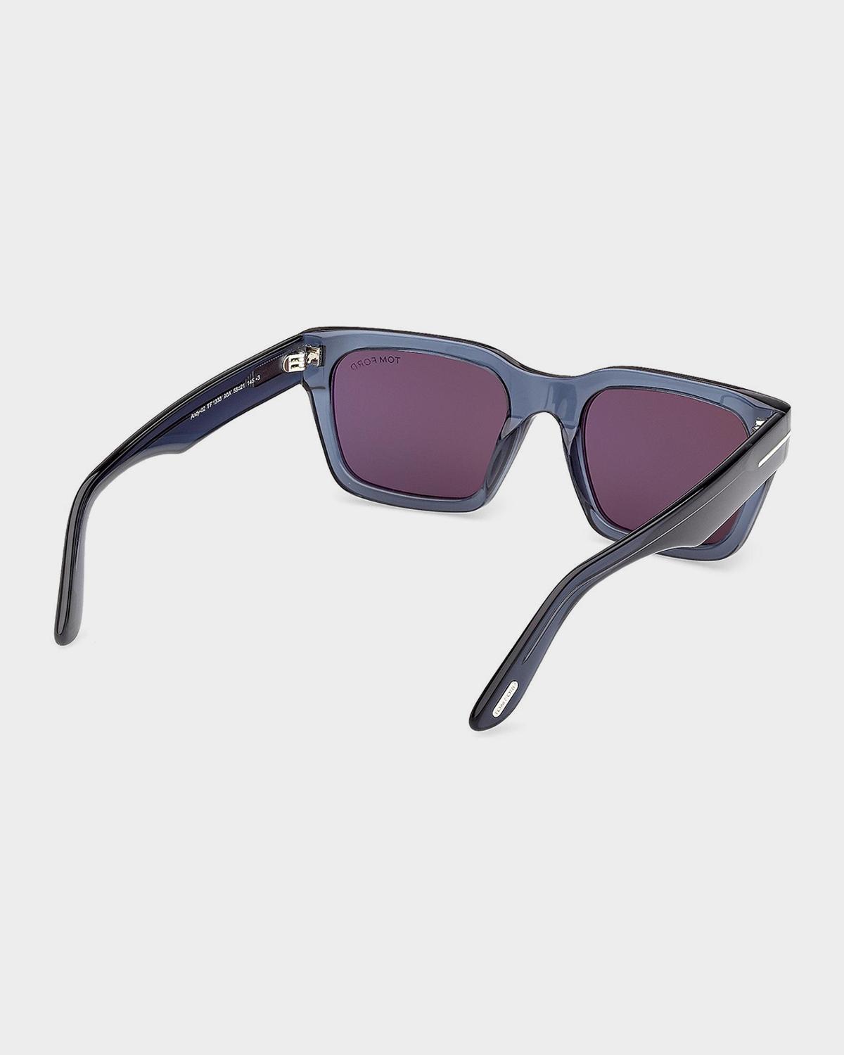 TOM FORD Men's Andy 02 55mm Square Acetate Sunglasses | Thumbnail 6 TOM FORD Men's Andy 02 55mm Square Acetate Sunglasses | Thumbnail 6