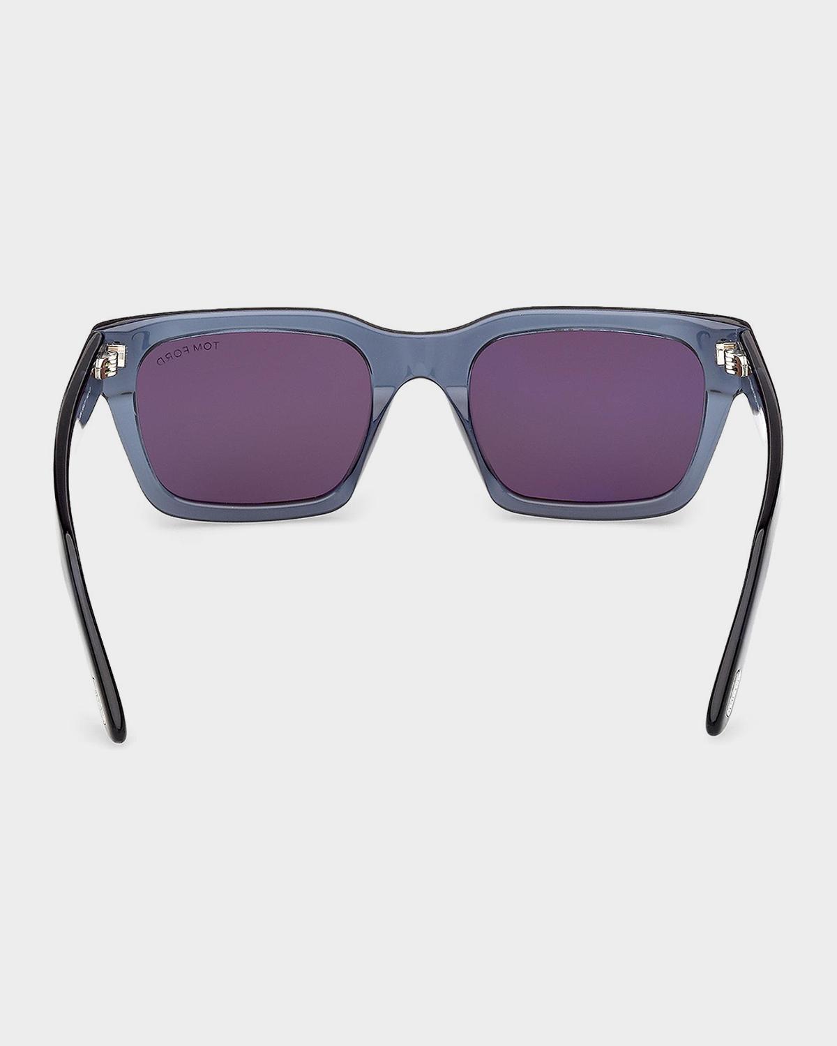 TOM FORD Men's Andy 02 55mm Square Acetate Sunglasses | Thumbnail 7 TOM FORD Men's Andy 02 55mm Square Acetate Sunglasses | Thumbnail 7