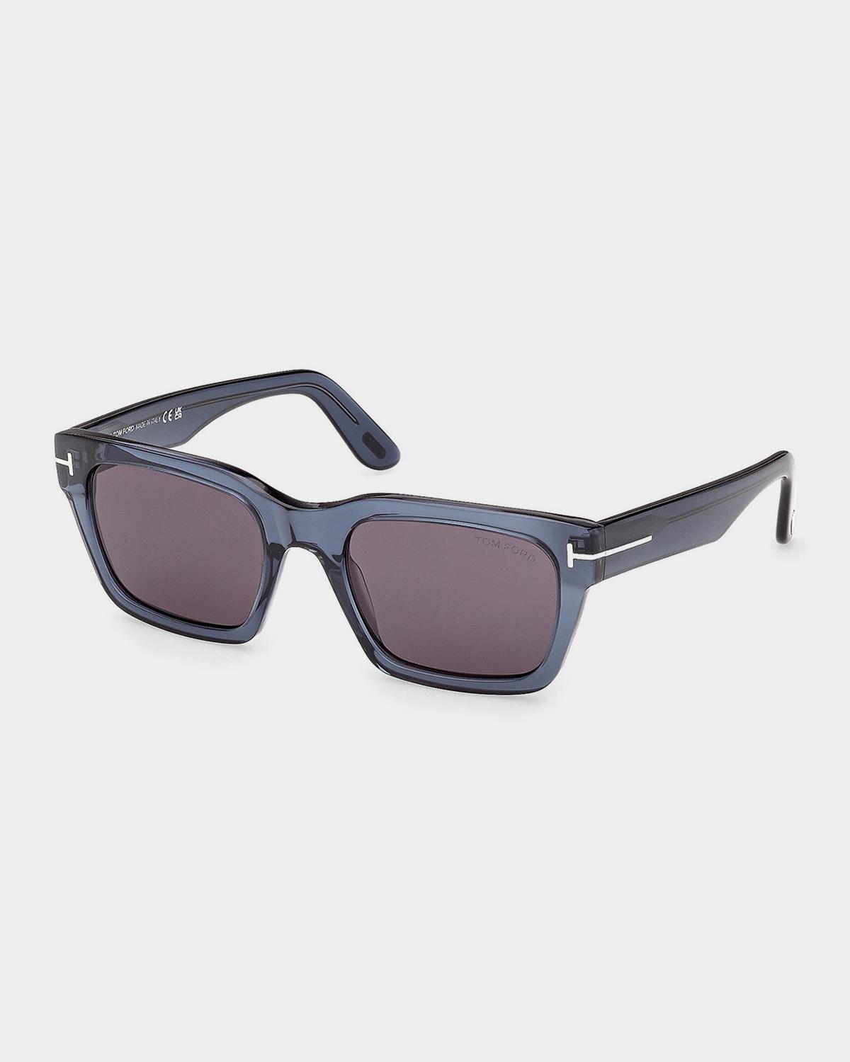 TOM FORD Men's Andy 02 55mm Square Acetate Sunglasses | Thumbnail 5 TOM FORD Men's Andy 02 55mm Square Acetate Sunglasses | Thumbnail 5