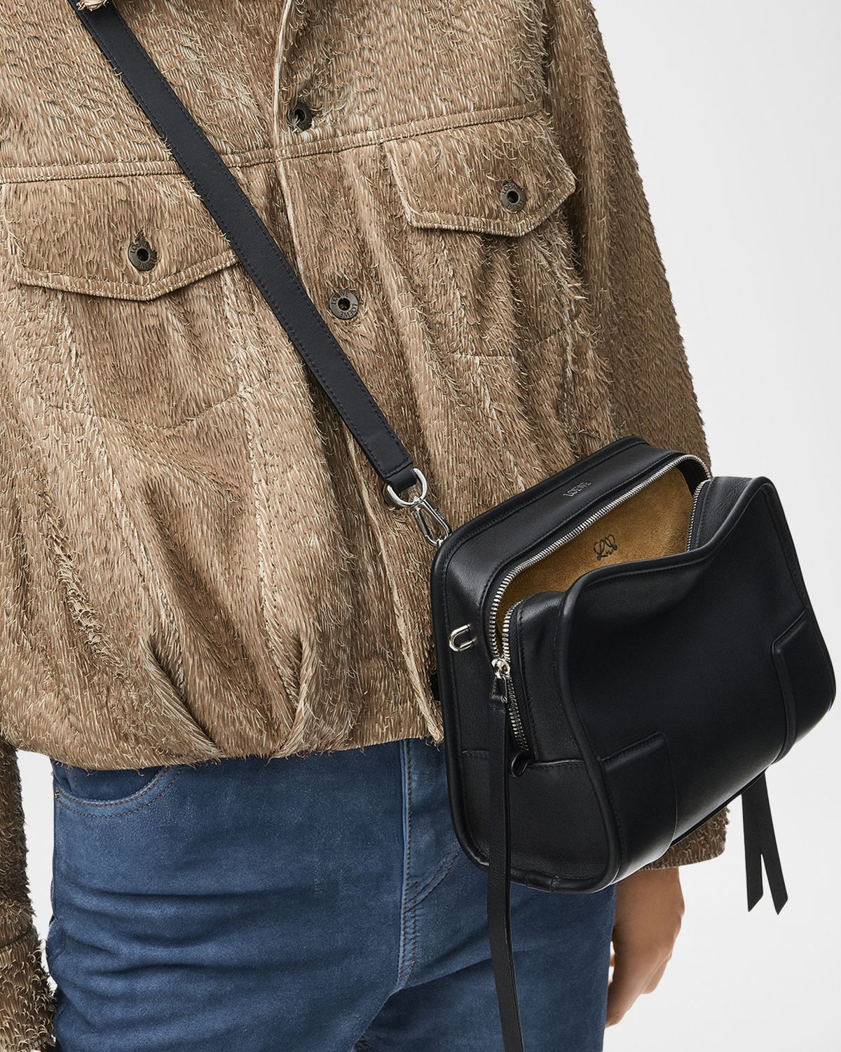 Loewe Amazona 180 Small Leather Top-Handle Bag