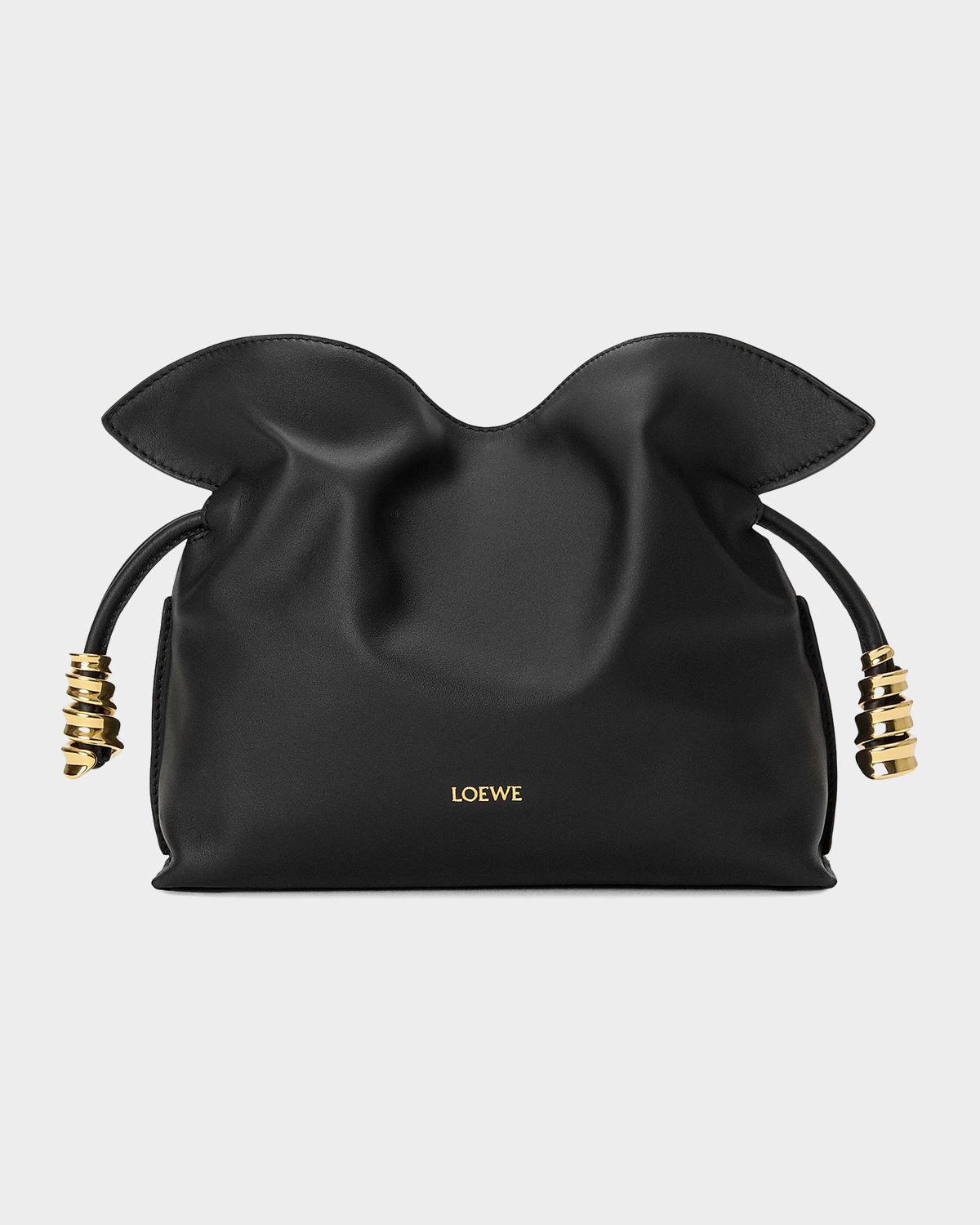 Loewe Flamenco Ruched Clutch Bag in Leather | Thumbnail 9 Loewe Flamenco Ruched Clutch Bag in Leather | Thumbnail 9