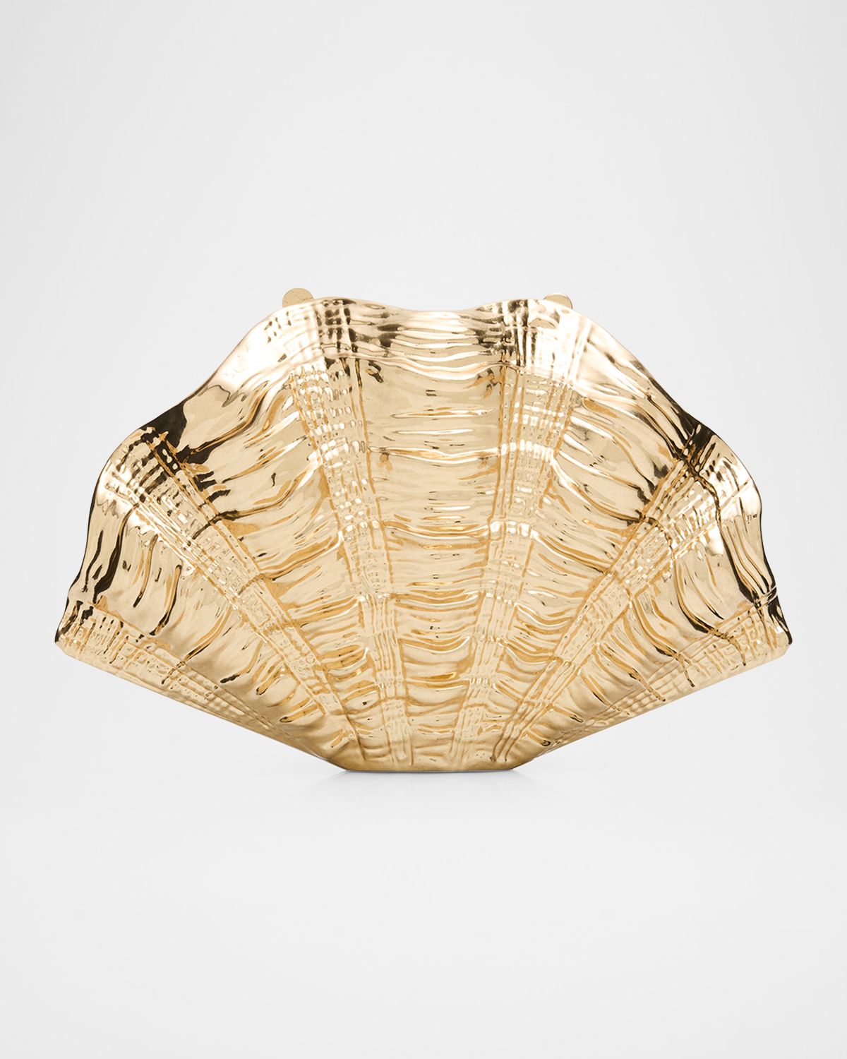 SIMKHAI Venus Shell Minaudiere Clutch Bag