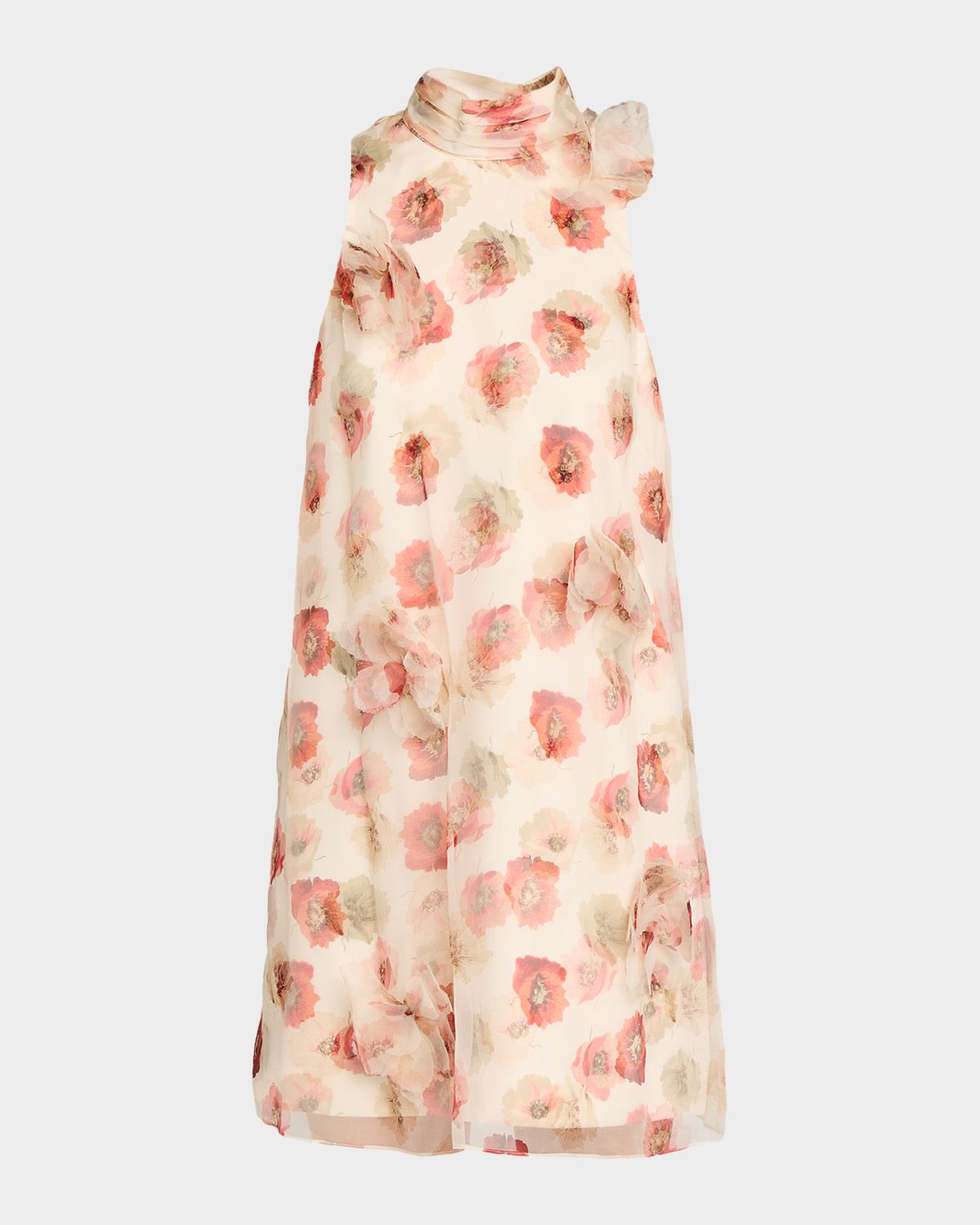 Cinq a Sept Sleeveless Floating Poplin Mini Dress