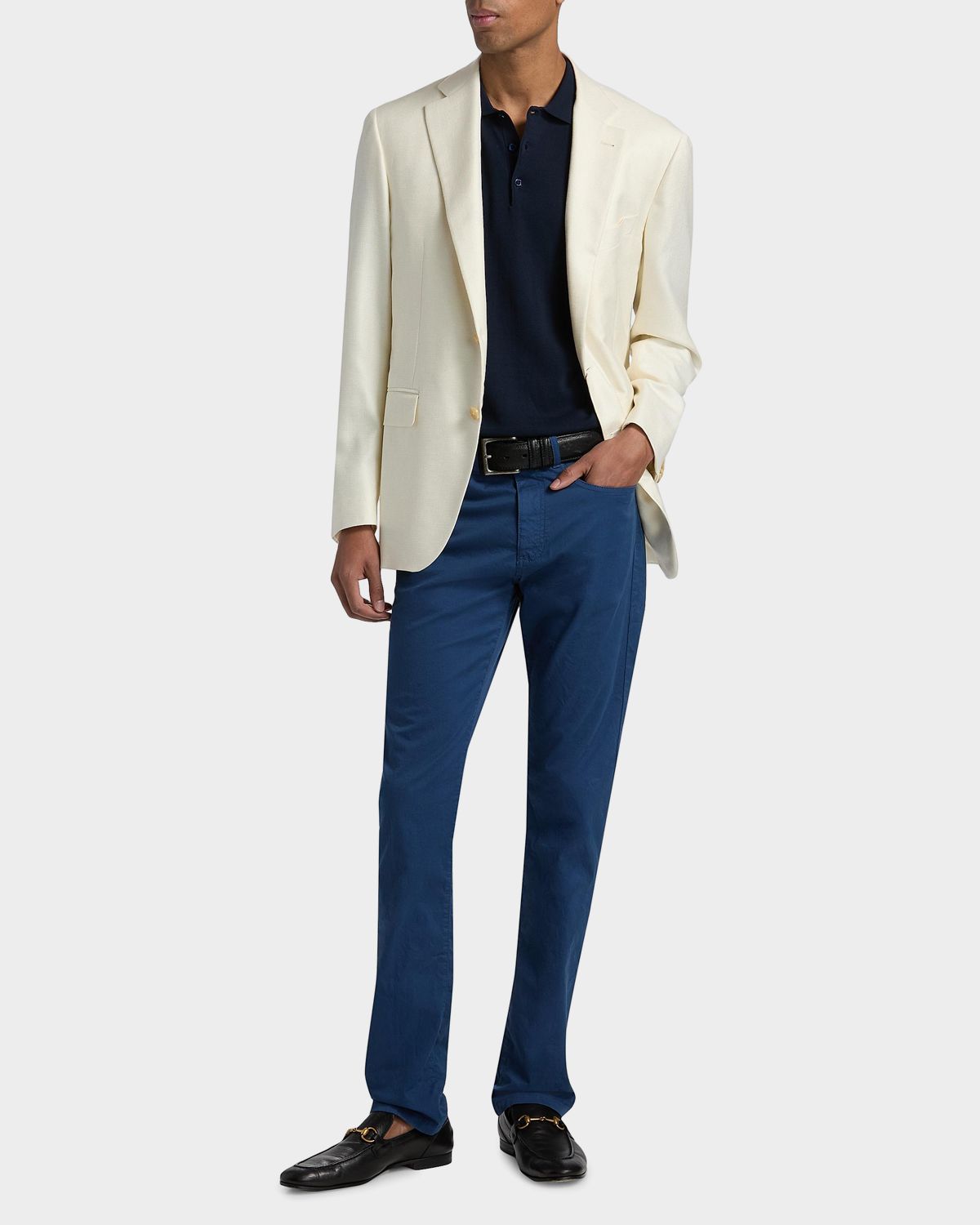 Canali Men 's Kei Silk and Cashmere Two-Button Blazer | Thumbnail 7 Canali Men 's Kei Silk and Cashmere Two-Button Blazer | Thumbnail 7