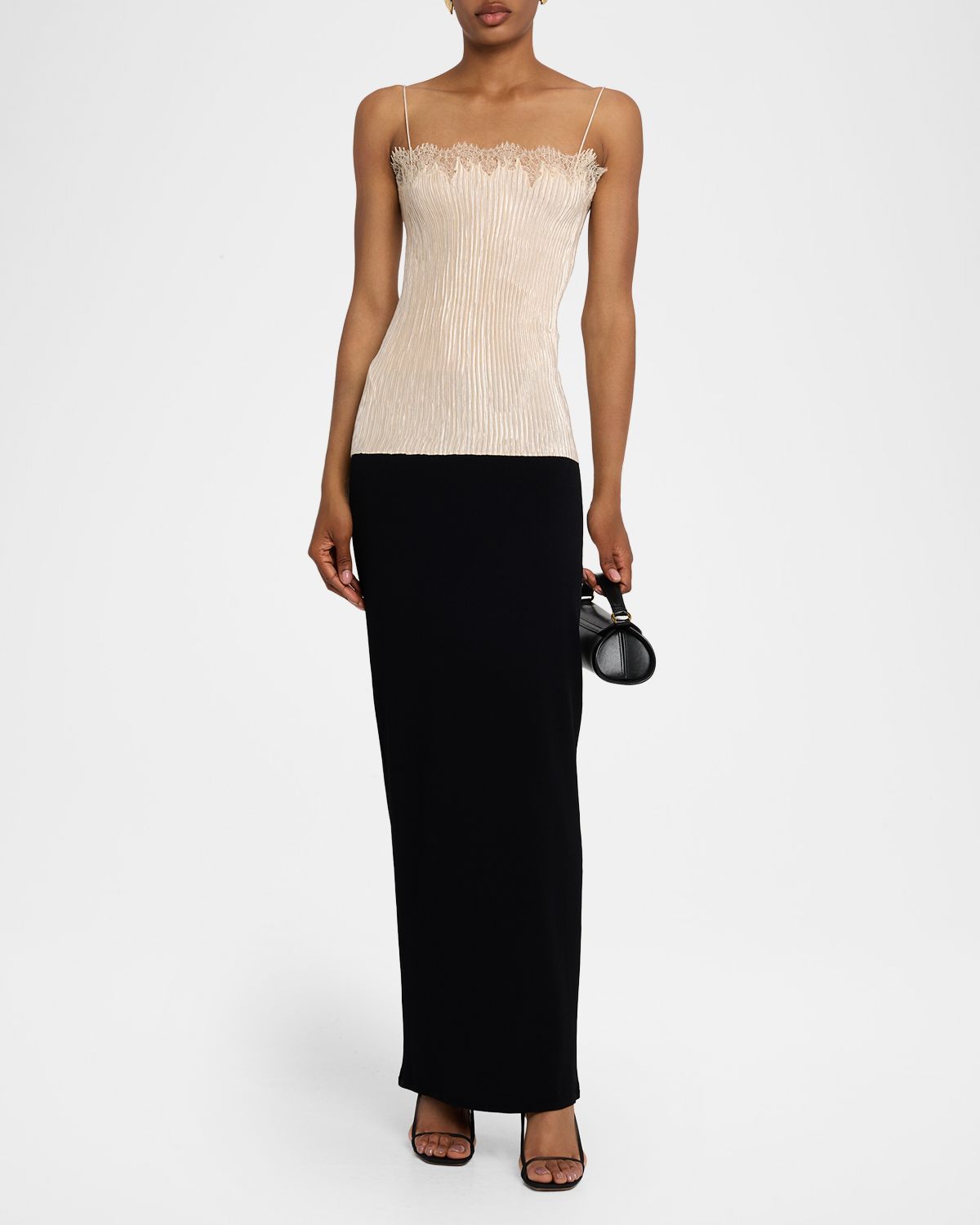 FForme Jimena Metallic Pleated Cami
