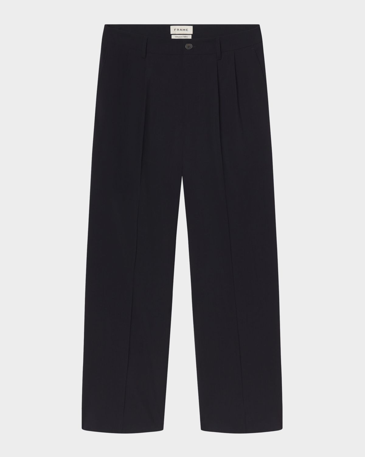 FRAME Men 's Baggy Straight-Leg Pleated Trousers