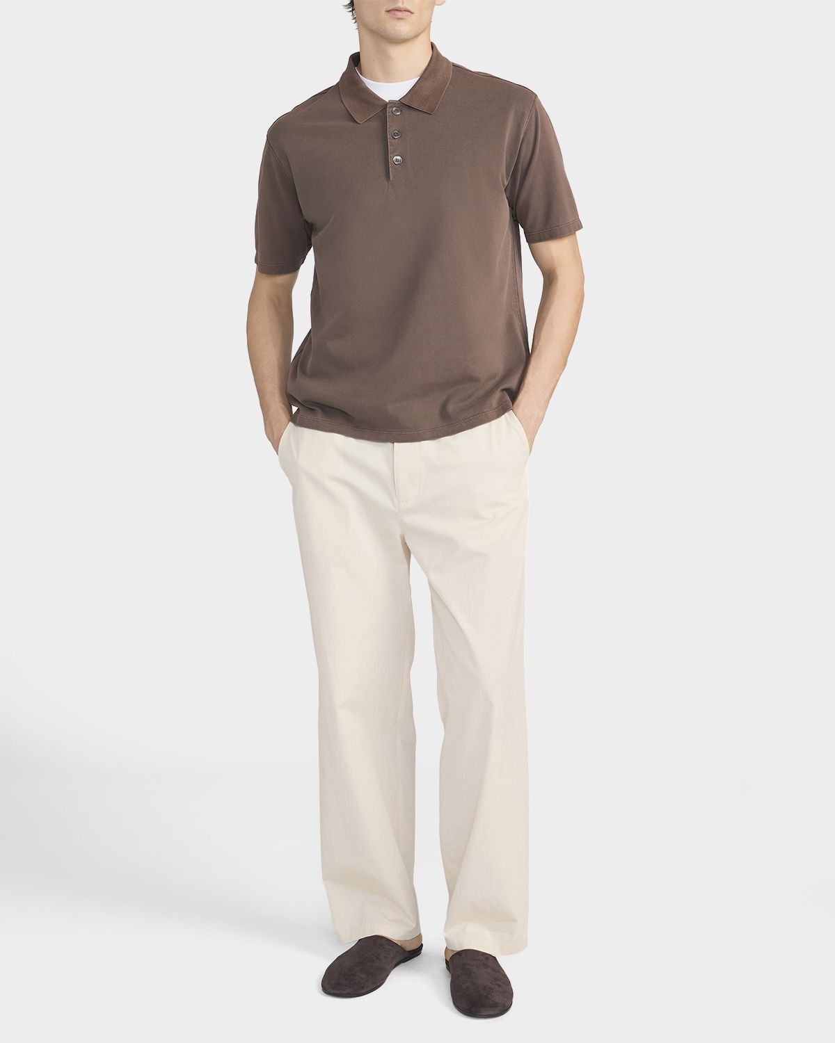 FRAME Men 's Cotton Relaxed Straight-Leg Pants