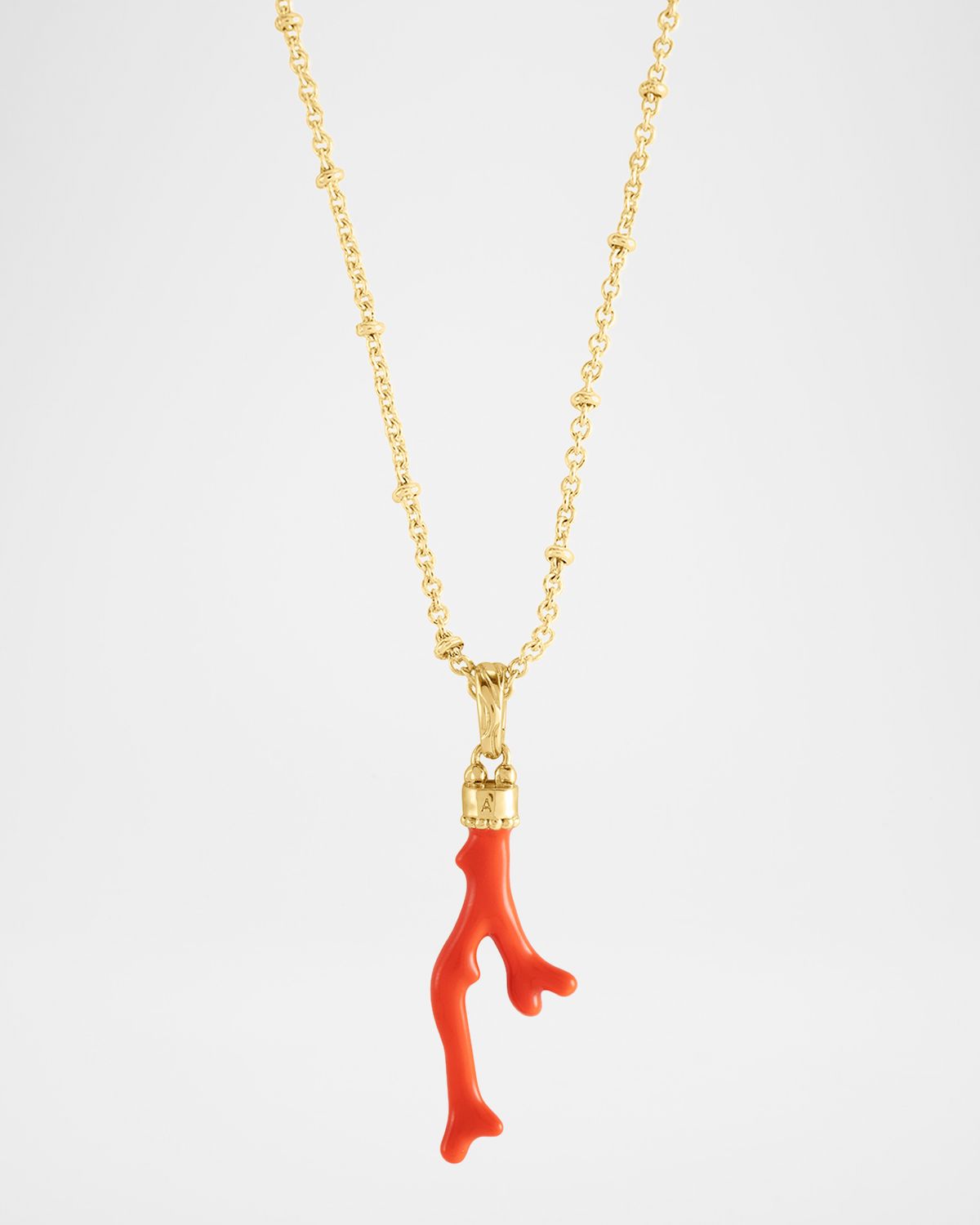 Anabel Aram Jewelry Milos Coral Charm