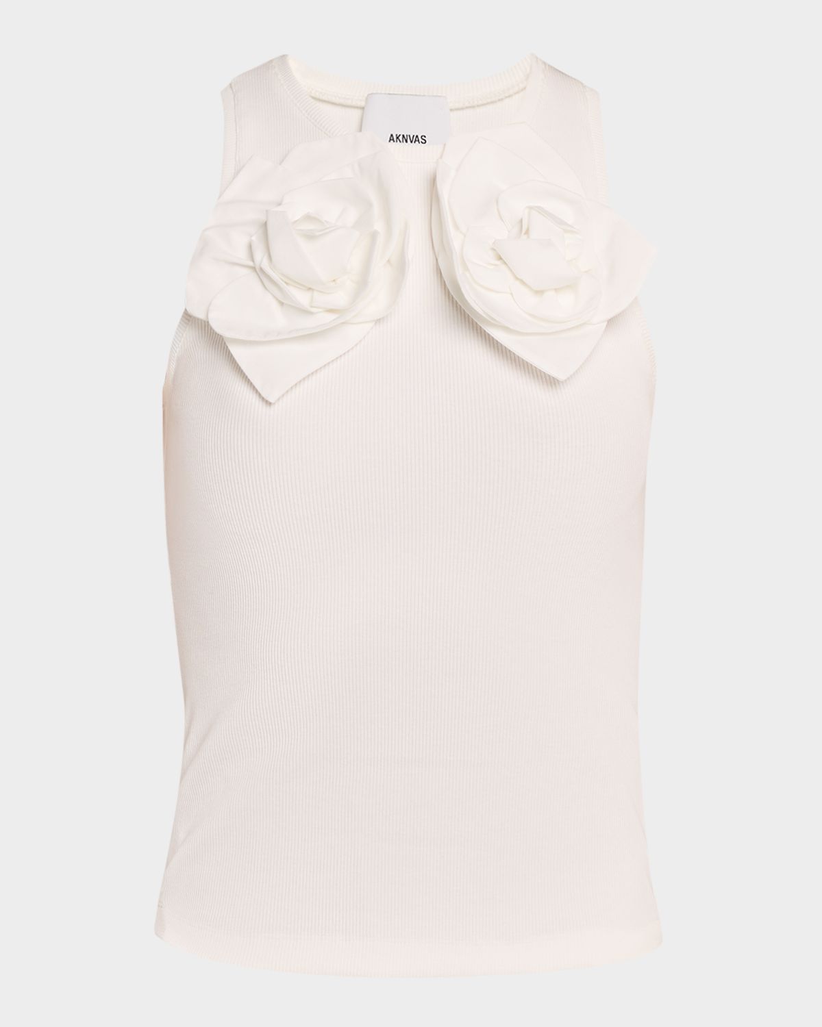 AKNVAS Camille 3D Flower Tank Top