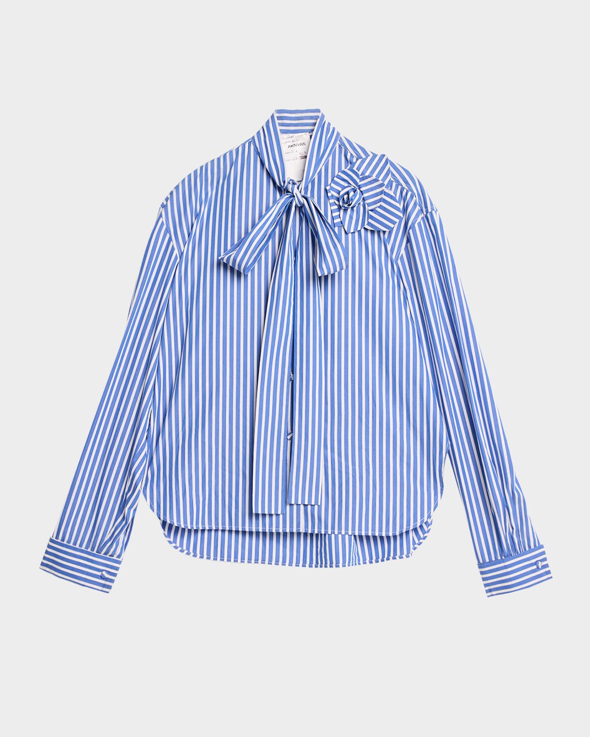 AKNVAS Flor Tied Poplin Shirt