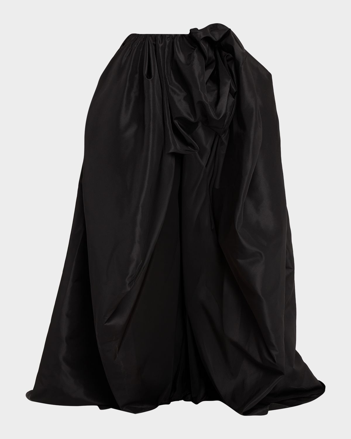 AKNVAS Jami Hand-Draped Taffeta Skirt