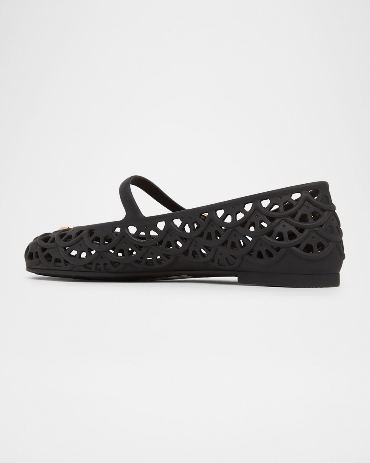 Valentino Garavani 5mm VLogo PVC Ballerina Flats | Thumbnail 4 Valentino Garavani 5mm VLogo PVC Ballerina Flats | Thumbnail 4