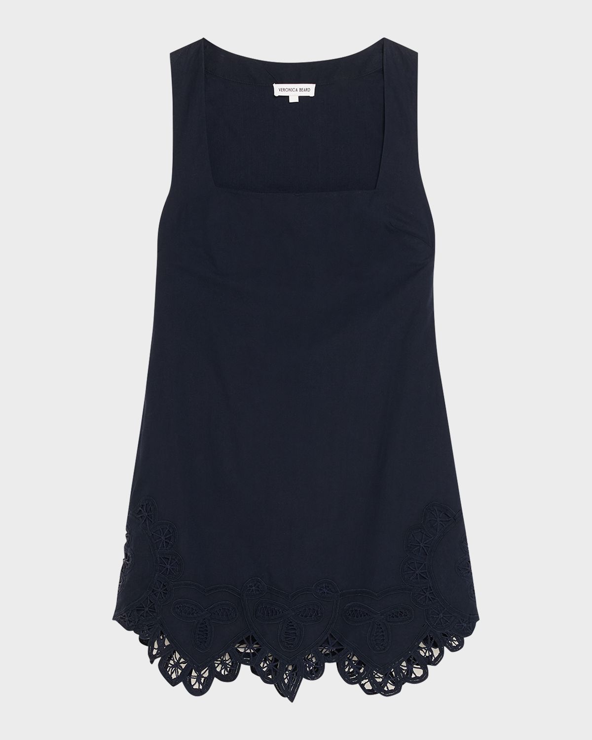 Veronica Beard Shanice Lace Cotton Mini Dress