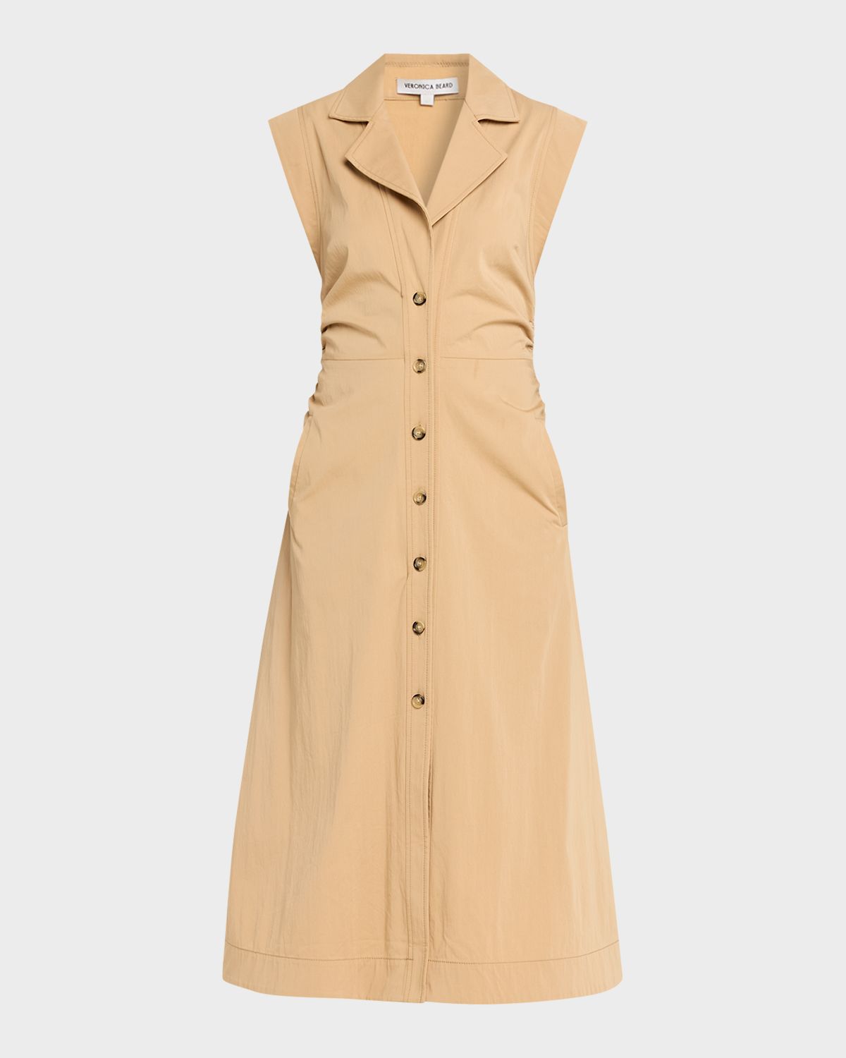 Veronica Beard Orla Button-Front Midi Shirtdress | Thumbnail 6 Veronica Beard Orla Button-Front Midi Shirtdress | Thumbnail 6
