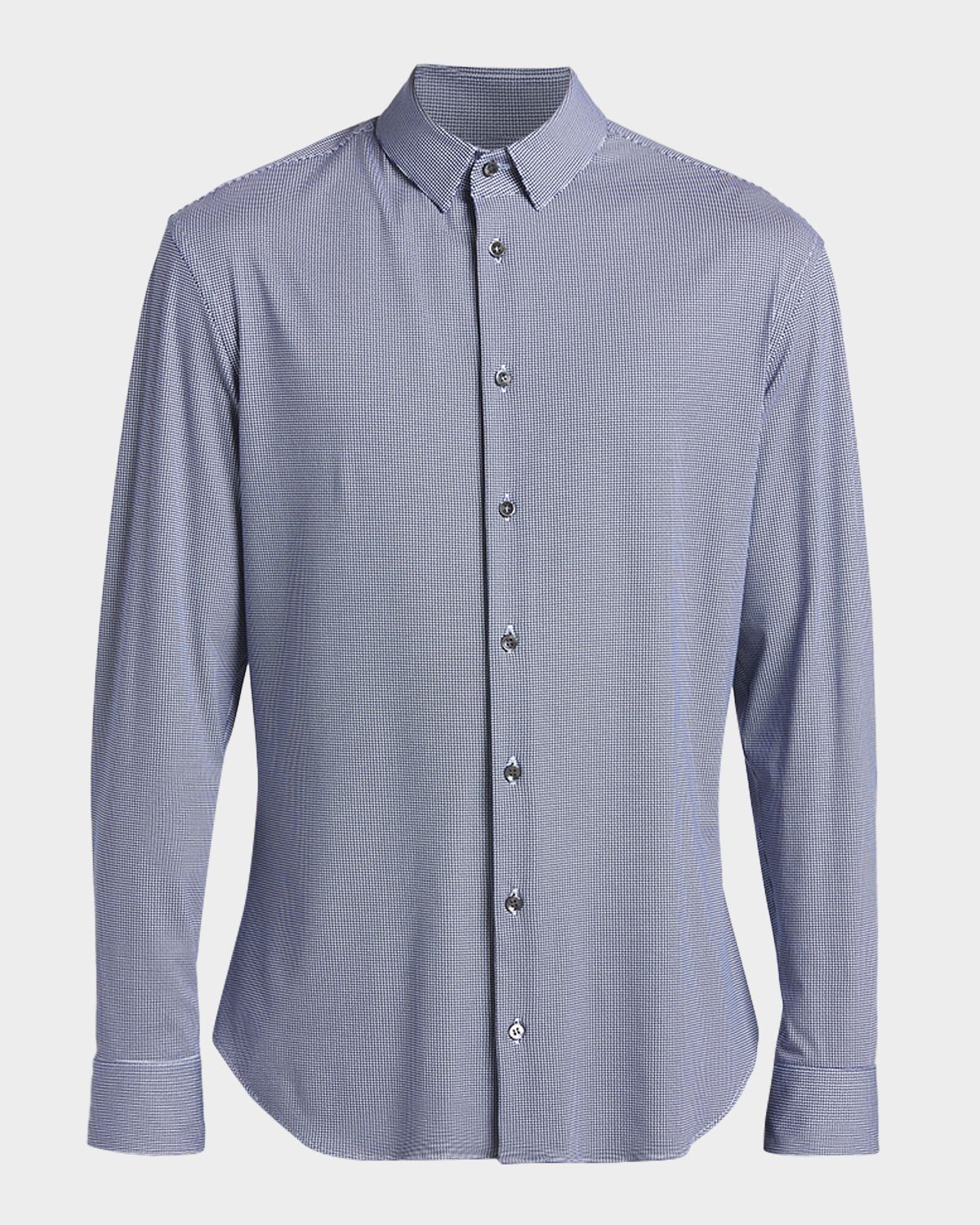 Giorgio Armani Men 's Micro-Printed Stretch Button-Down Shirt