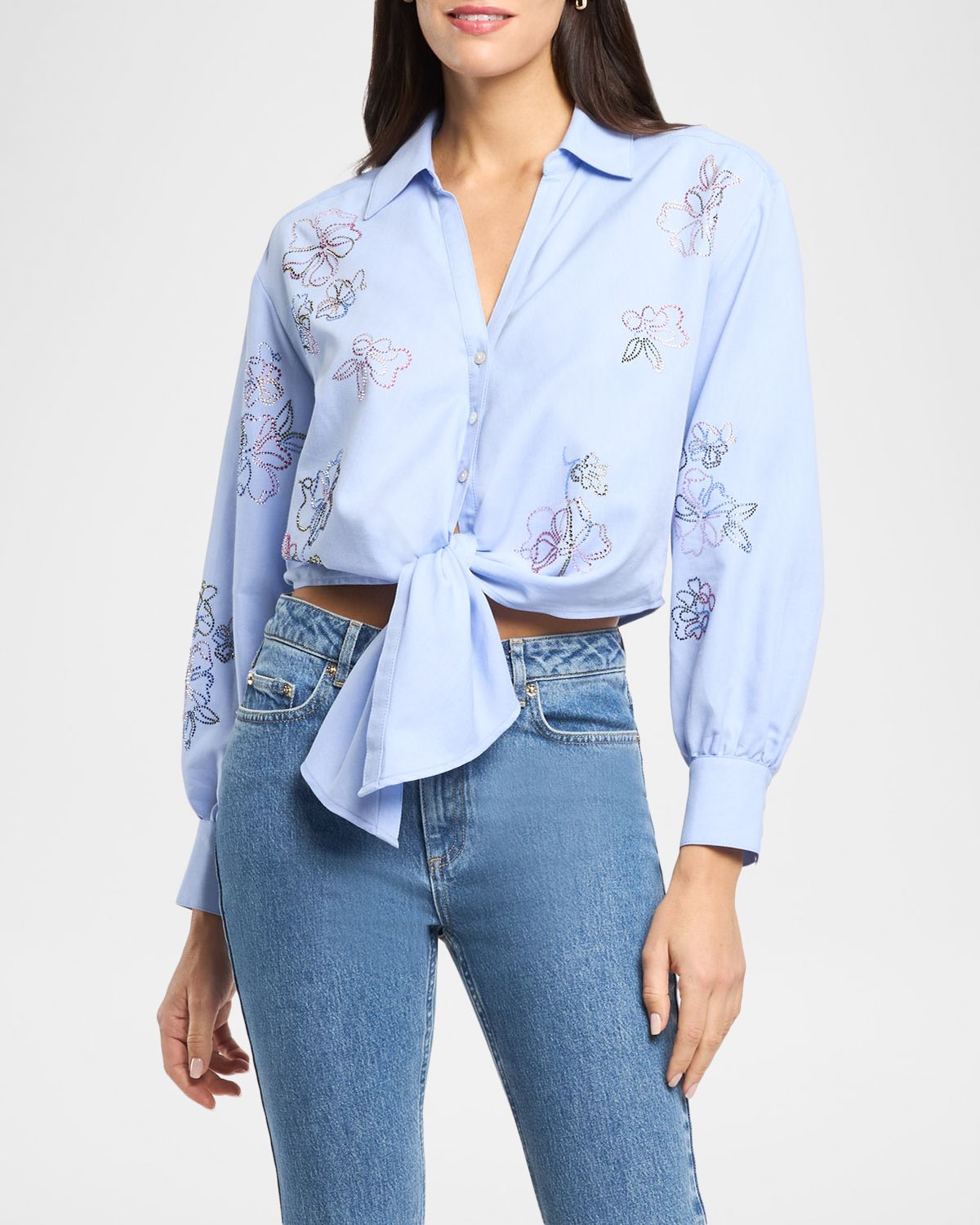 Cinq a Sept Blooming Linework Marianna Top