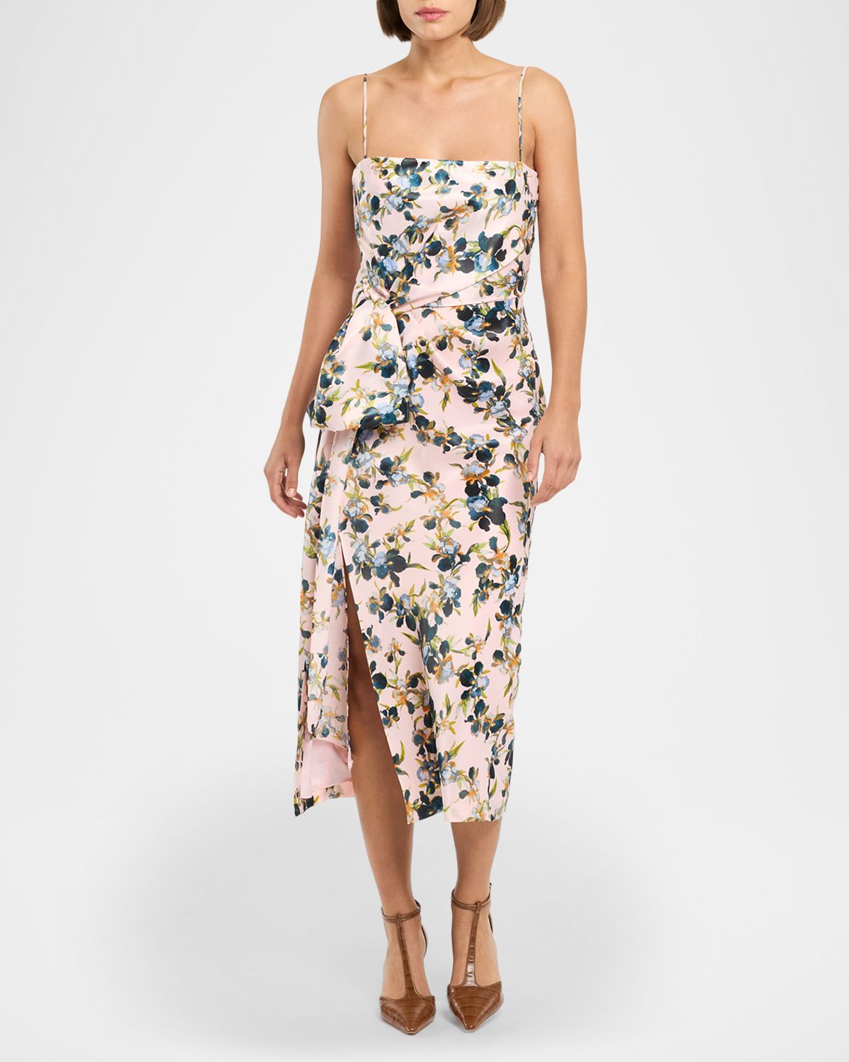 Cinq a Sept Trailing Iris Midi Dress