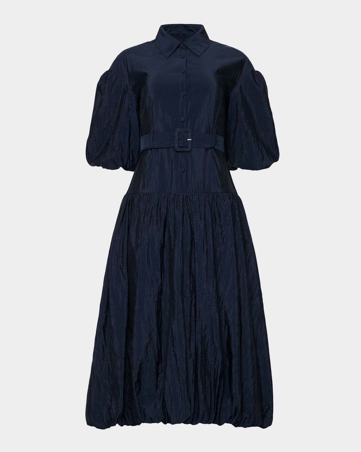 Cinq a Sept Daliah Belted Bubble Midi Dress
