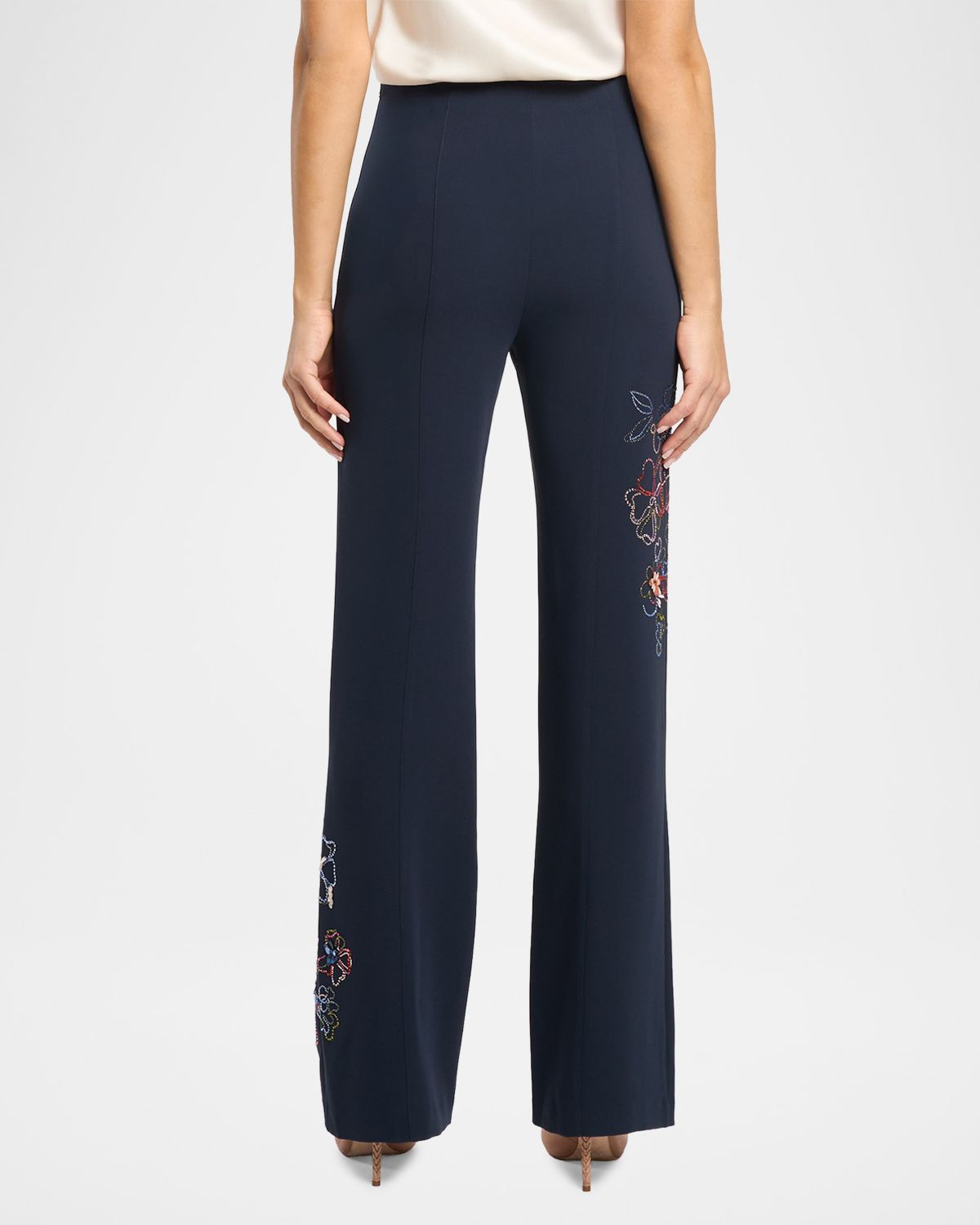 Cinq a Sept Kingsley Blooming Linework Pants