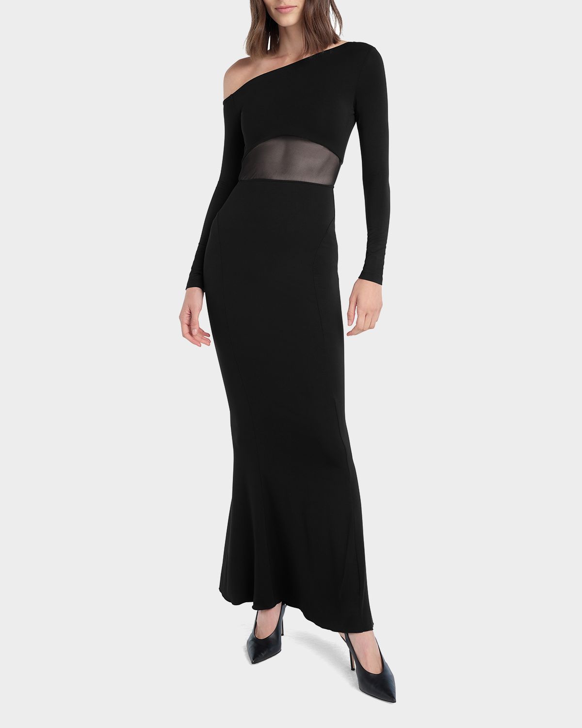 Favorite Daughter The Hold Me Asymmetric Maxi Dress