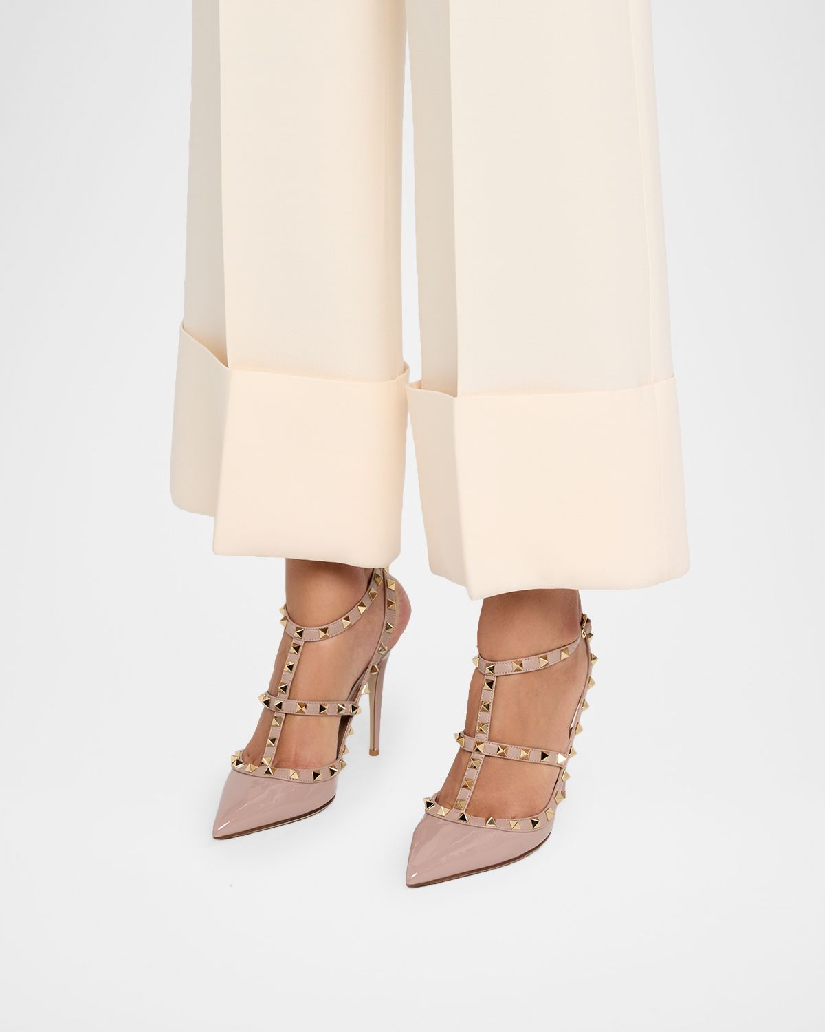 Valentino Garavani 100mm Rockstud Patent Leather Pumps | Thumbnail 6 Valentino Garavani 100mm Rockstud Patent Leather Pumps | Thumbnail 6
