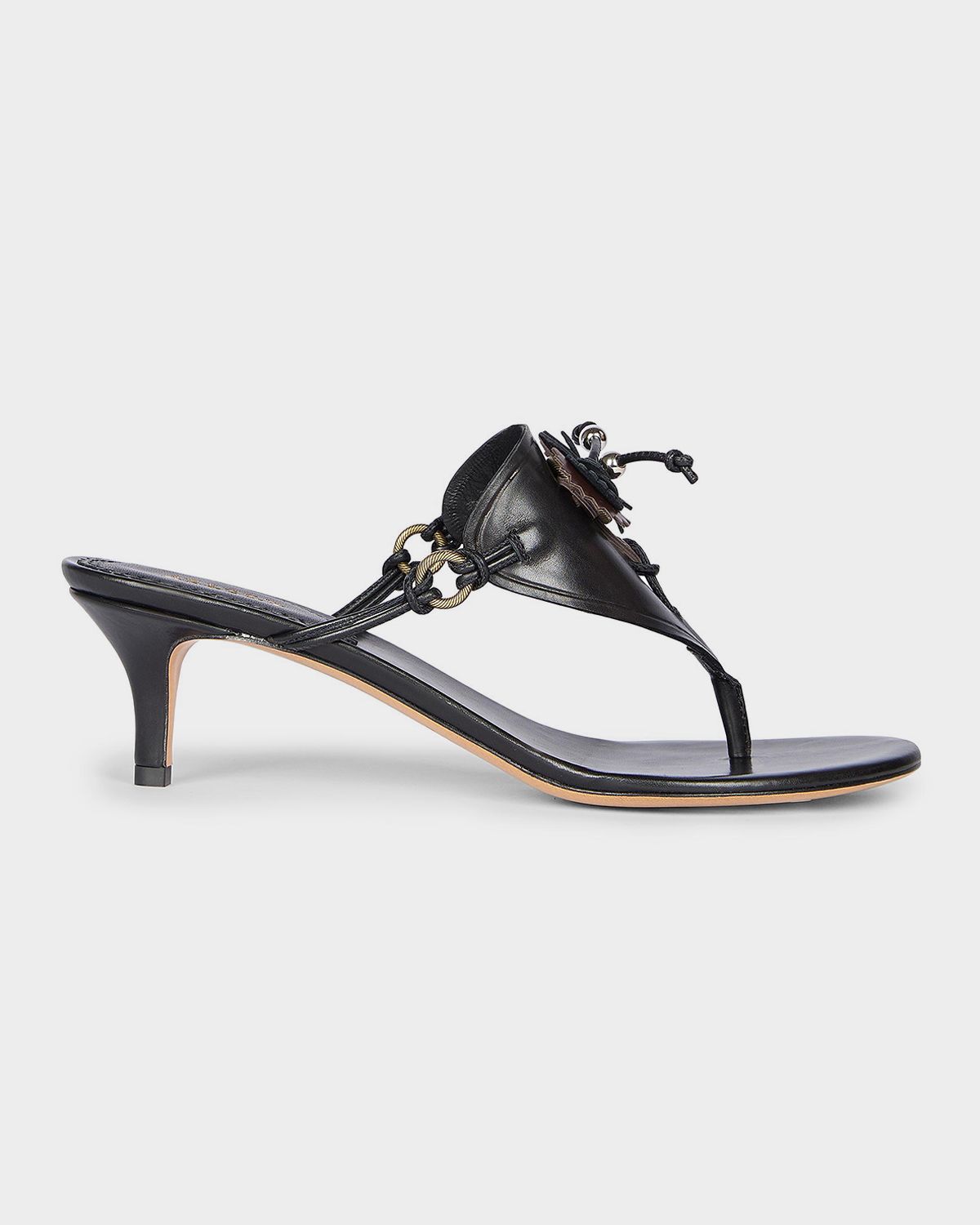 Isabel Marant 60mm Ekyne Leather Thong Sandals