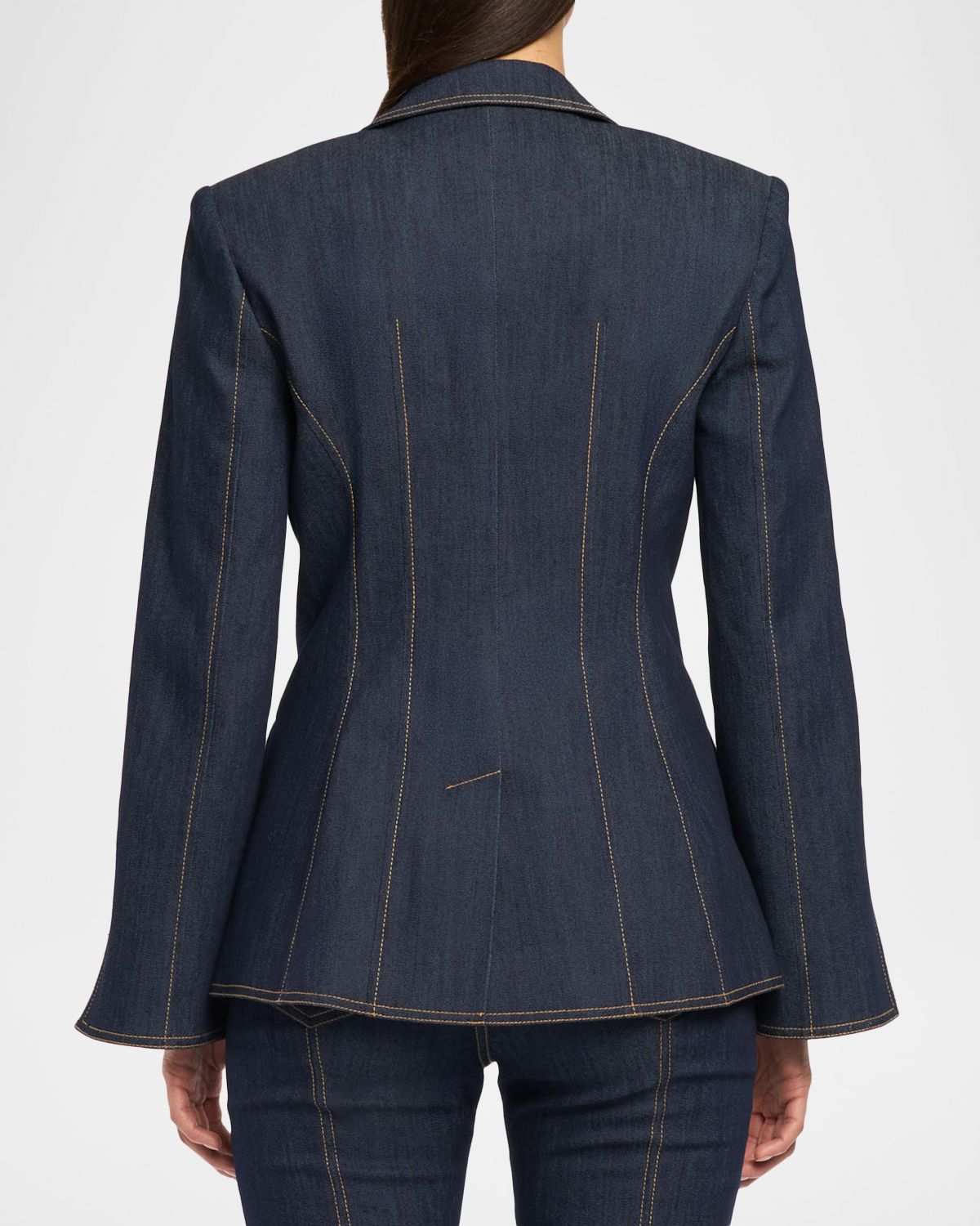 Cinq a Sept Love Token Danicka Embellished Denim Blazer