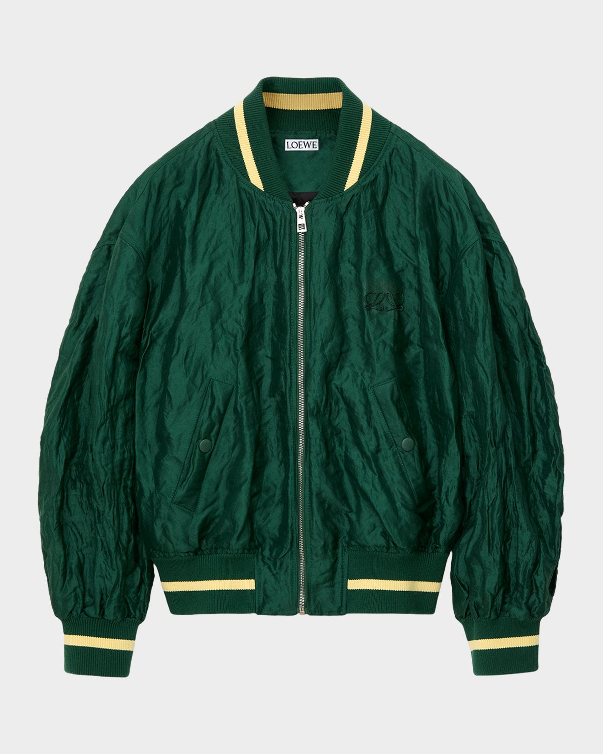 Loewe Satin Oversized Bomber Jacket