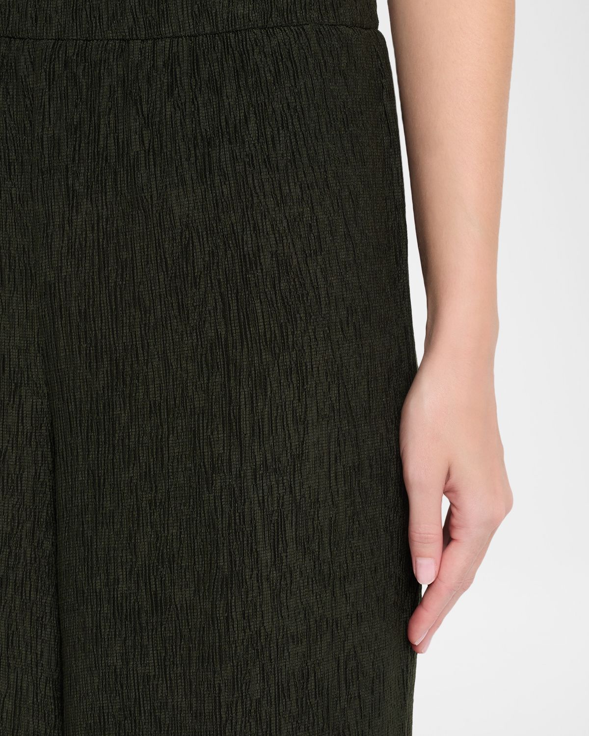 Eileen Fisher Crinkled Wide-Leg Ankle Pants | Thumbnail 5 Eileen Fisher Crinkled Wide-Leg Ankle Pants | Thumbnail 5