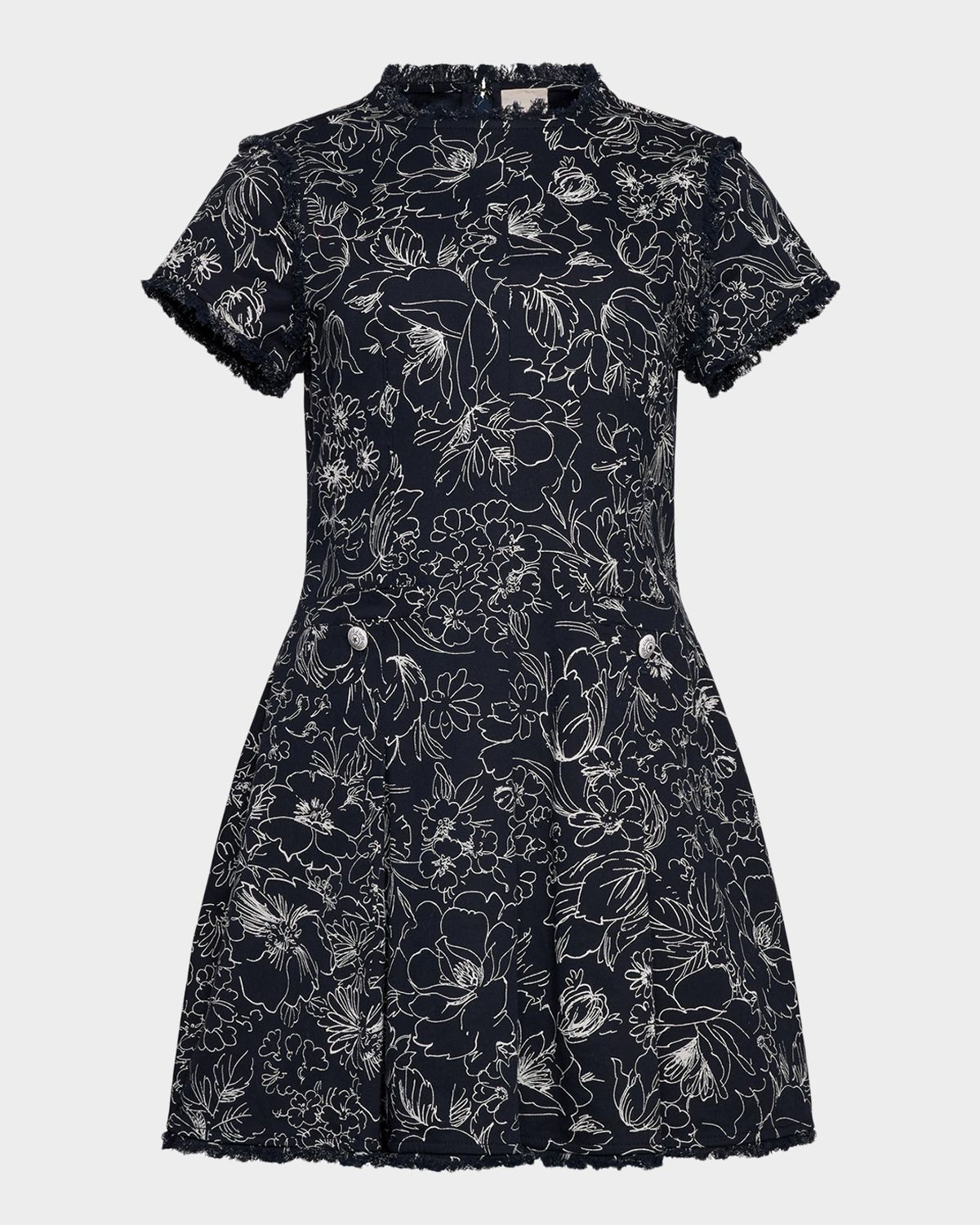 Cinq a Sept Nova Garden Doodle Mini Dress
