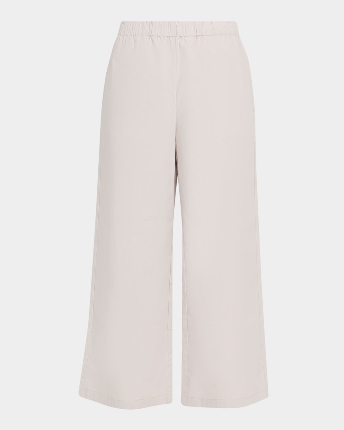Eileen Fisher Seersucker Check Organic Cotton Pants