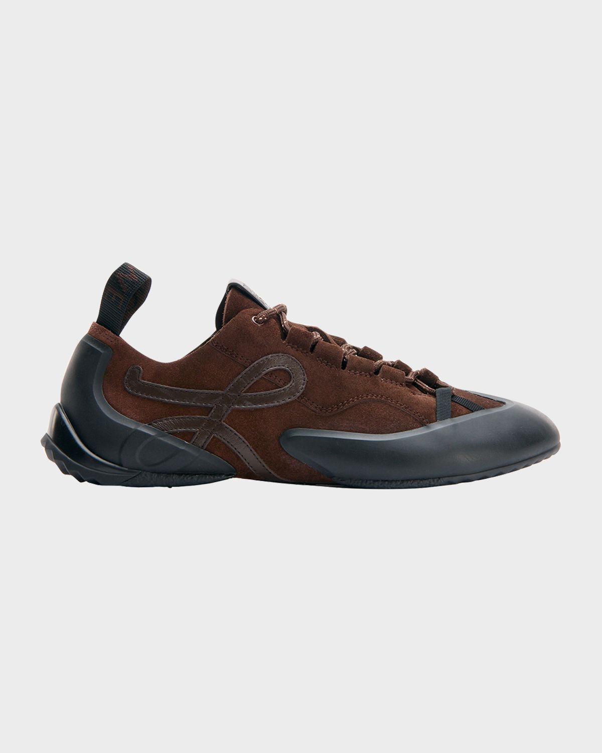 Loewe Grip Suede Low-Top Sneakers