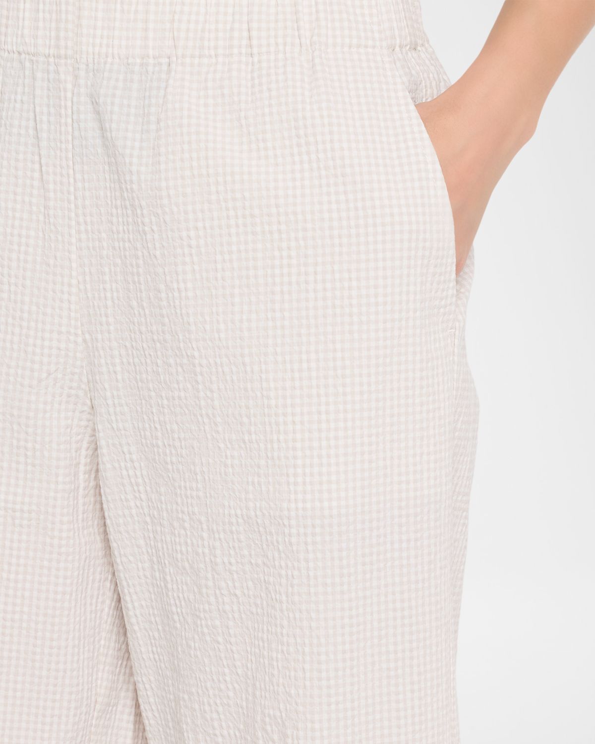 Eileen Fisher Wide-Leg Crinkled Ankle Pants | Thumbnail 5 Eileen Fisher Wide-Leg Crinkled Ankle Pants | Thumbnail 5