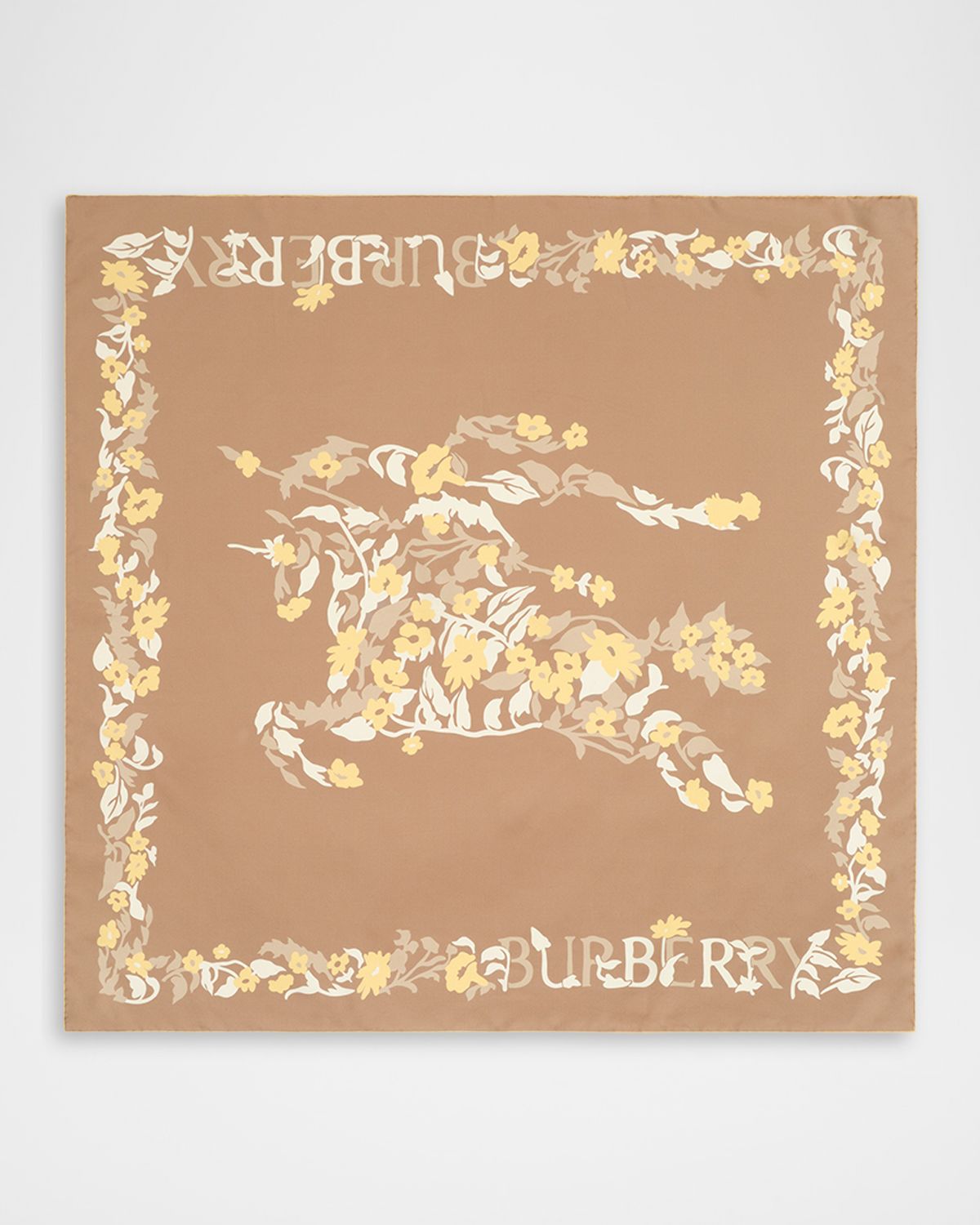 Burberry Floral EKD Silk Scarf