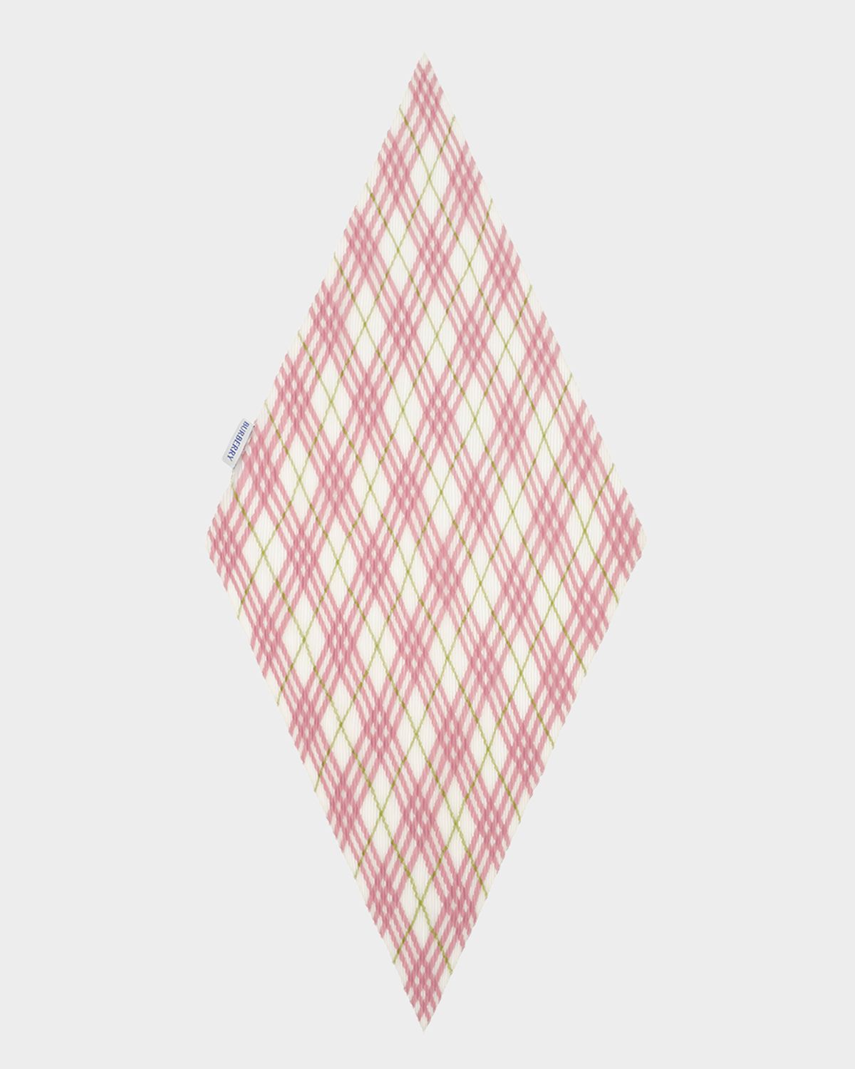 Burberry Sheer Silk Chiffon Check Scarf
