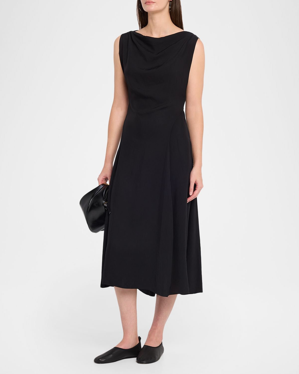 Theory Draped Parachute Dress | Thumbnail 4 Theory Draped Parachute Dress | Thumbnail 4