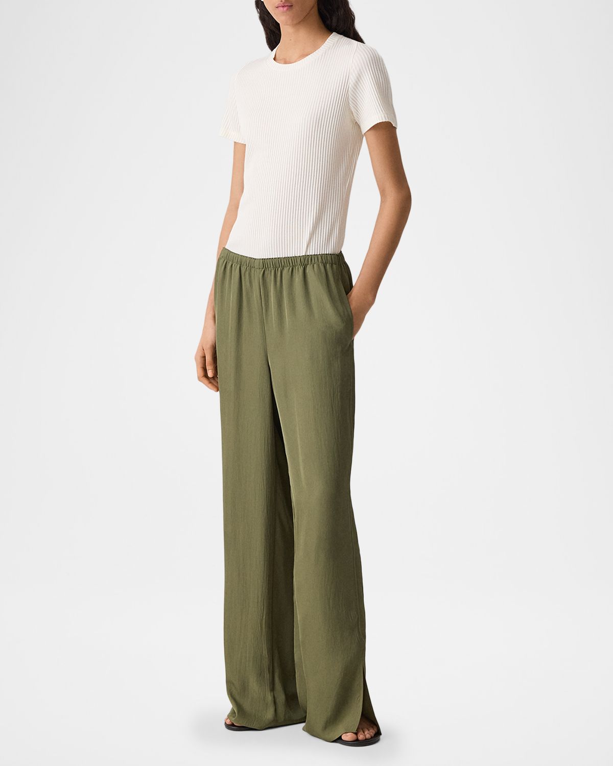 Theory Slit Pull-On Pants | Thumbnail 2 Theory Slit Pull-On Pants | Thumbnail 2
