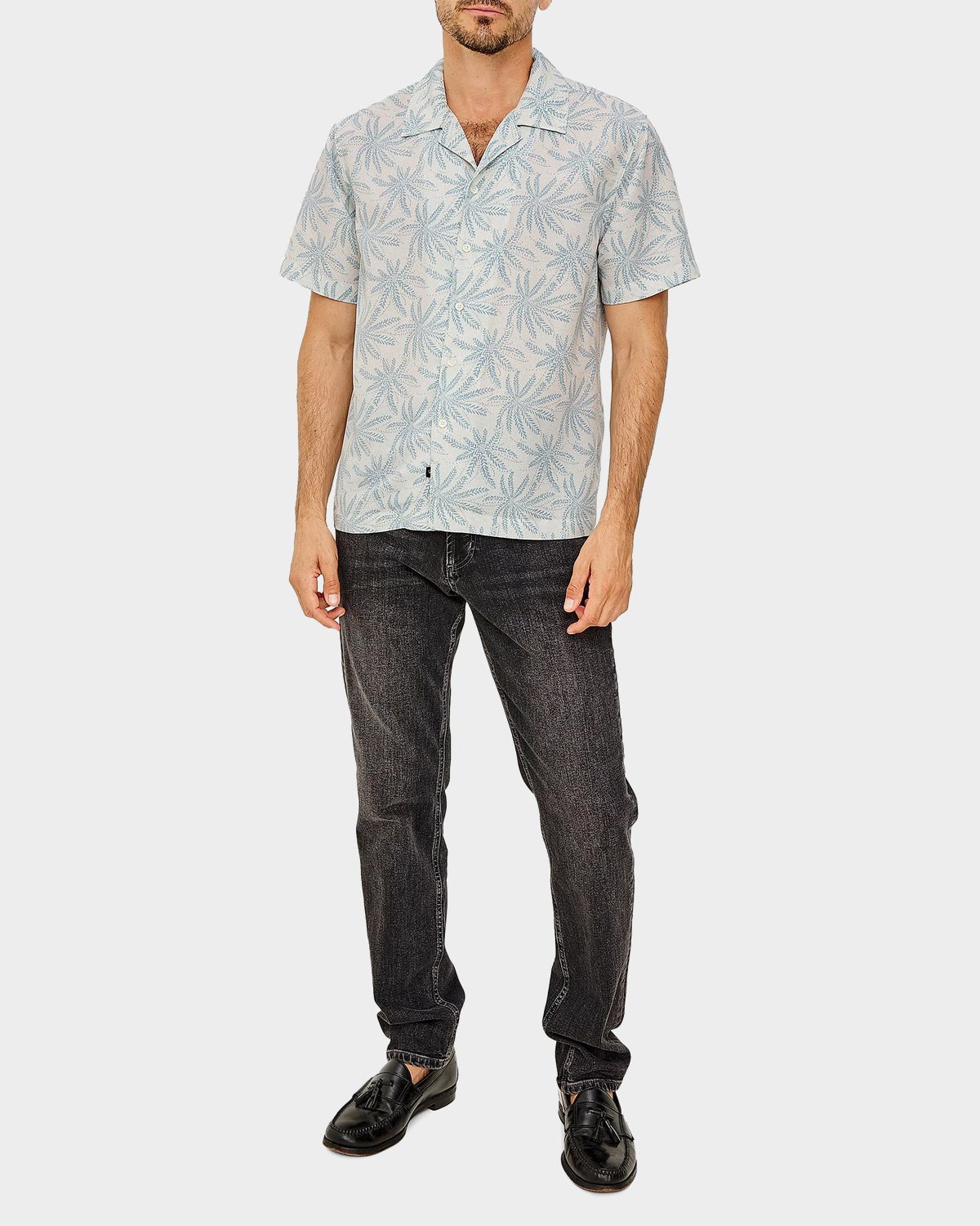 Rails Men 's Rhodes Palms Short-Sleeve Camp Shirt | Thumbnail 2 Rails Men 's Rhodes Palms Short-Sleeve Camp Shirt | Thumbnail 2