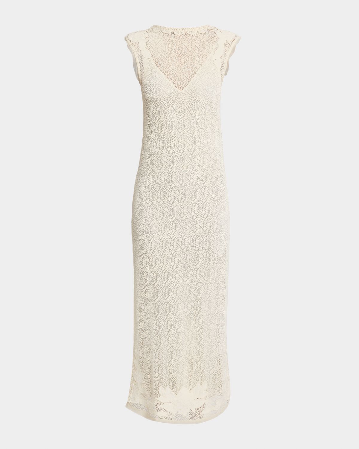 Isabel Marant Delvine Crochet Lace Midi Dress