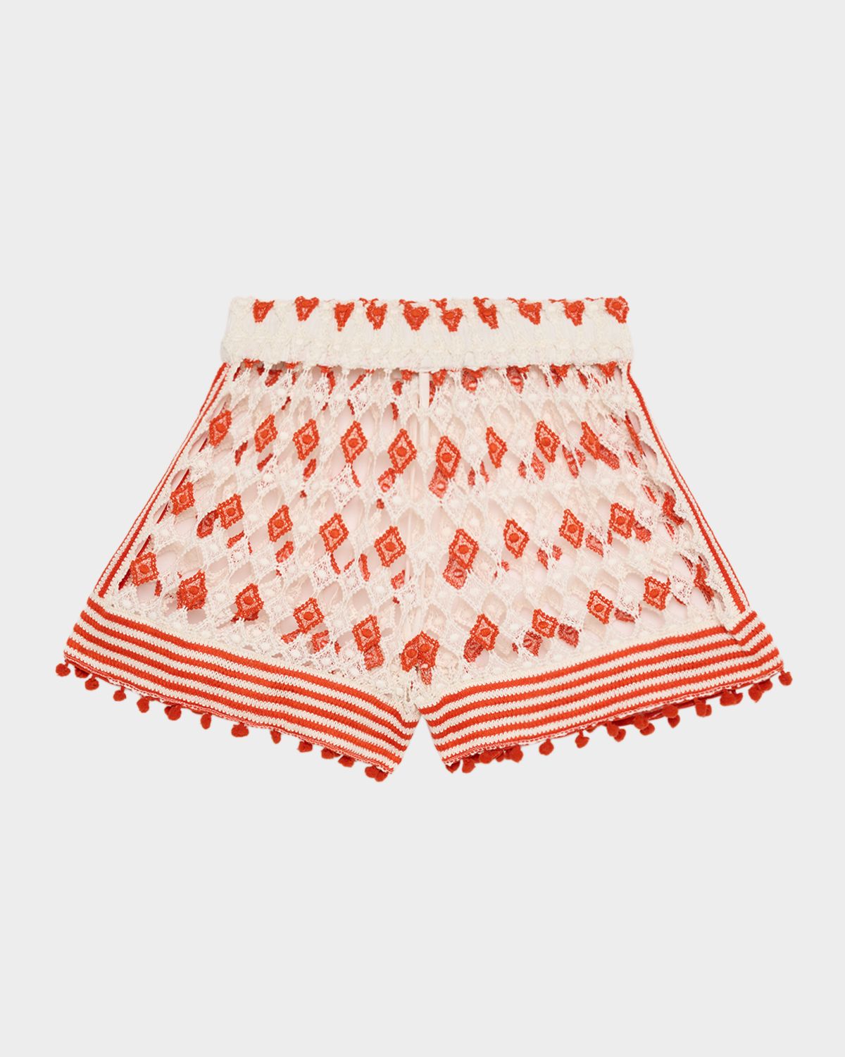 Ramy Brook Cordelia Crochet Coverup Mini Shorts