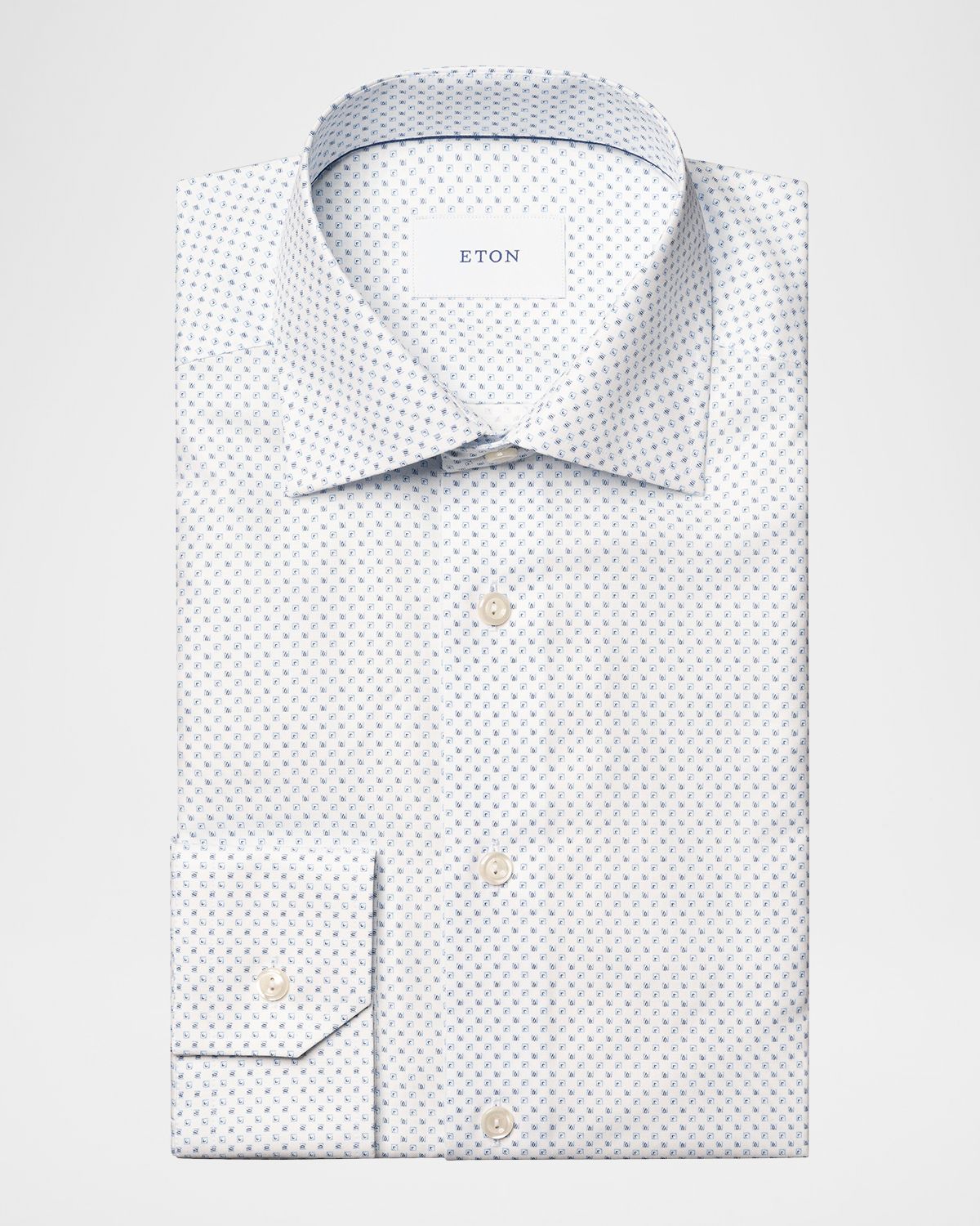 Eton Men 's Signature Twill Micro-Print Dress Shirt | Thumbnail 2 Eton Men 's Signature Twill Micro-Print Dress Shirt | Thumbnail 2