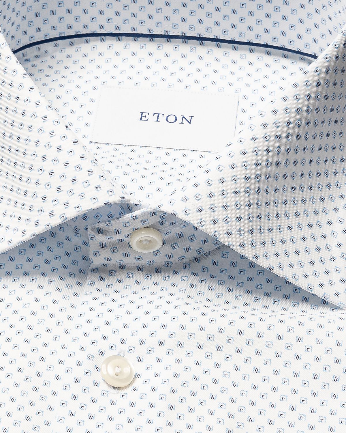 Eton Men 's Signature Twill Micro-Print Dress Shirt | Thumbnail 6 Eton Men 's Signature Twill Micro-Print Dress Shirt | Thumbnail 6