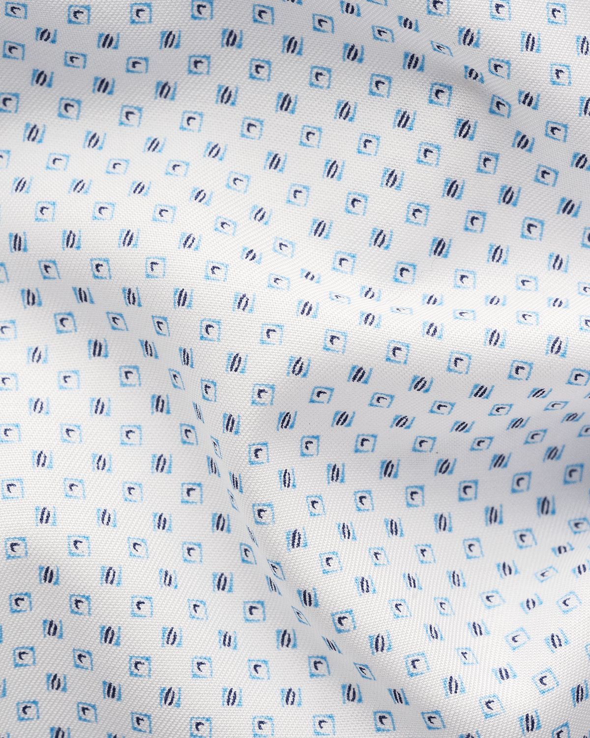 Eton Men 's Signature Twill Micro-Print Dress Shirt | Thumbnail 7 Eton Men 's Signature Twill Micro-Print Dress Shirt | Thumbnail 7