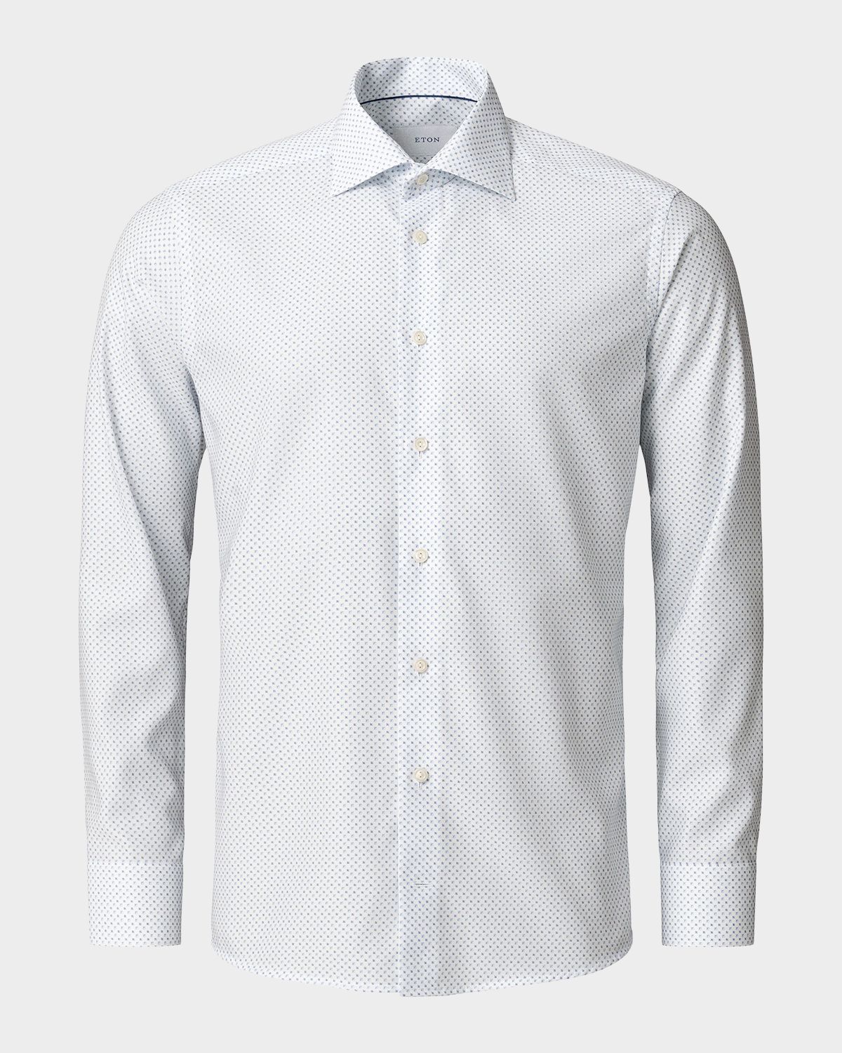 Eton Men 's Signature Twill Micro-Print Dress Shirt | Thumbnail 1 Eton Men 's Signature Twill Micro-Print Dress Shirt | Thumbnail 1